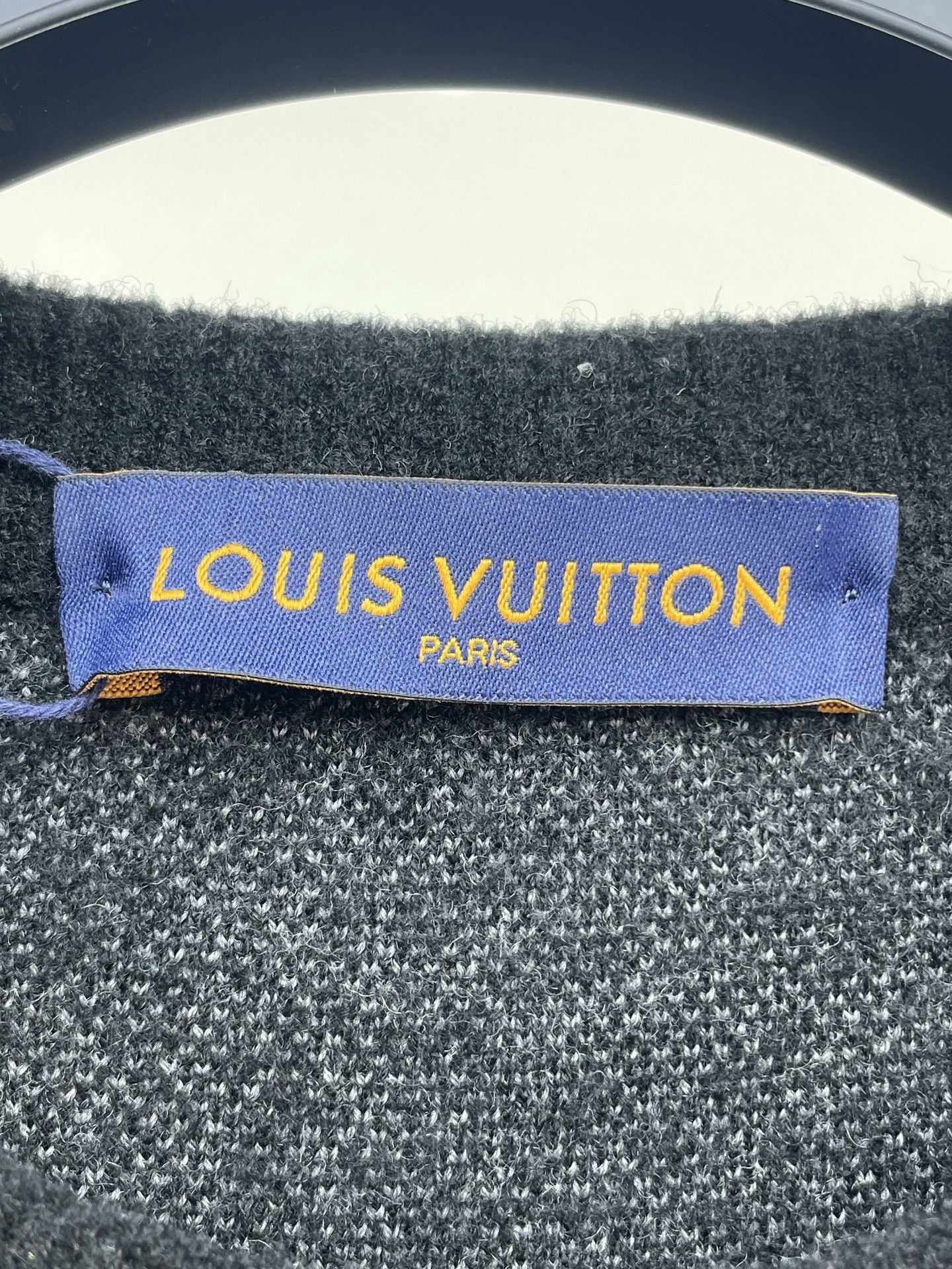 Louis Vuitton LV Black Camouflage Jacquard Sweater Size US XL / EU 56 / 4 - 6 Thumbnail