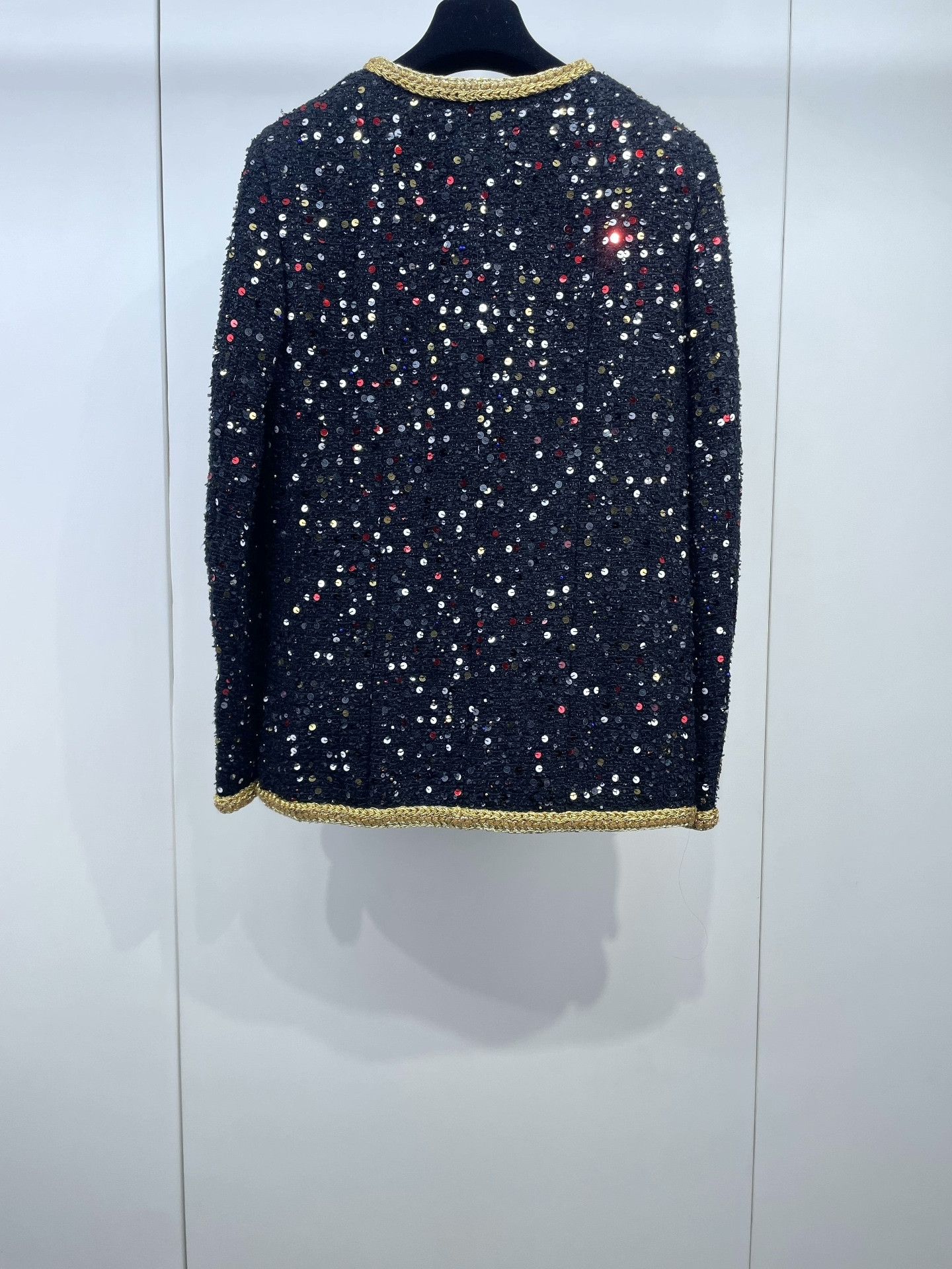 Chanel Chanel Colorful Sequin Black Gold Coat Size S / US 4 / IT 40 - 2 Thumbnail