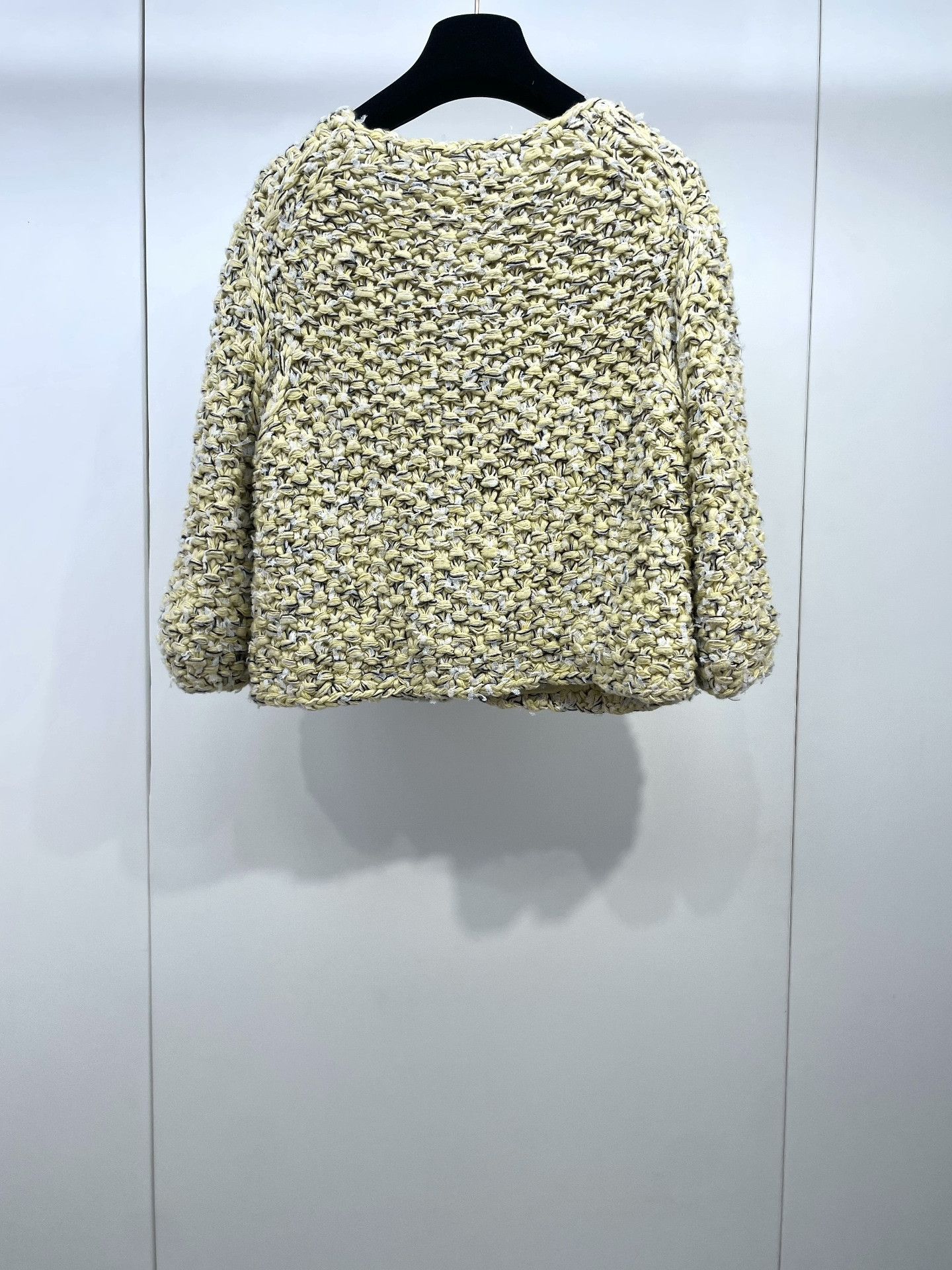 Chanel Chanel Yellow Knitted Short Jacket Size S / US 4 / IT 40 - 2 Thumbnail