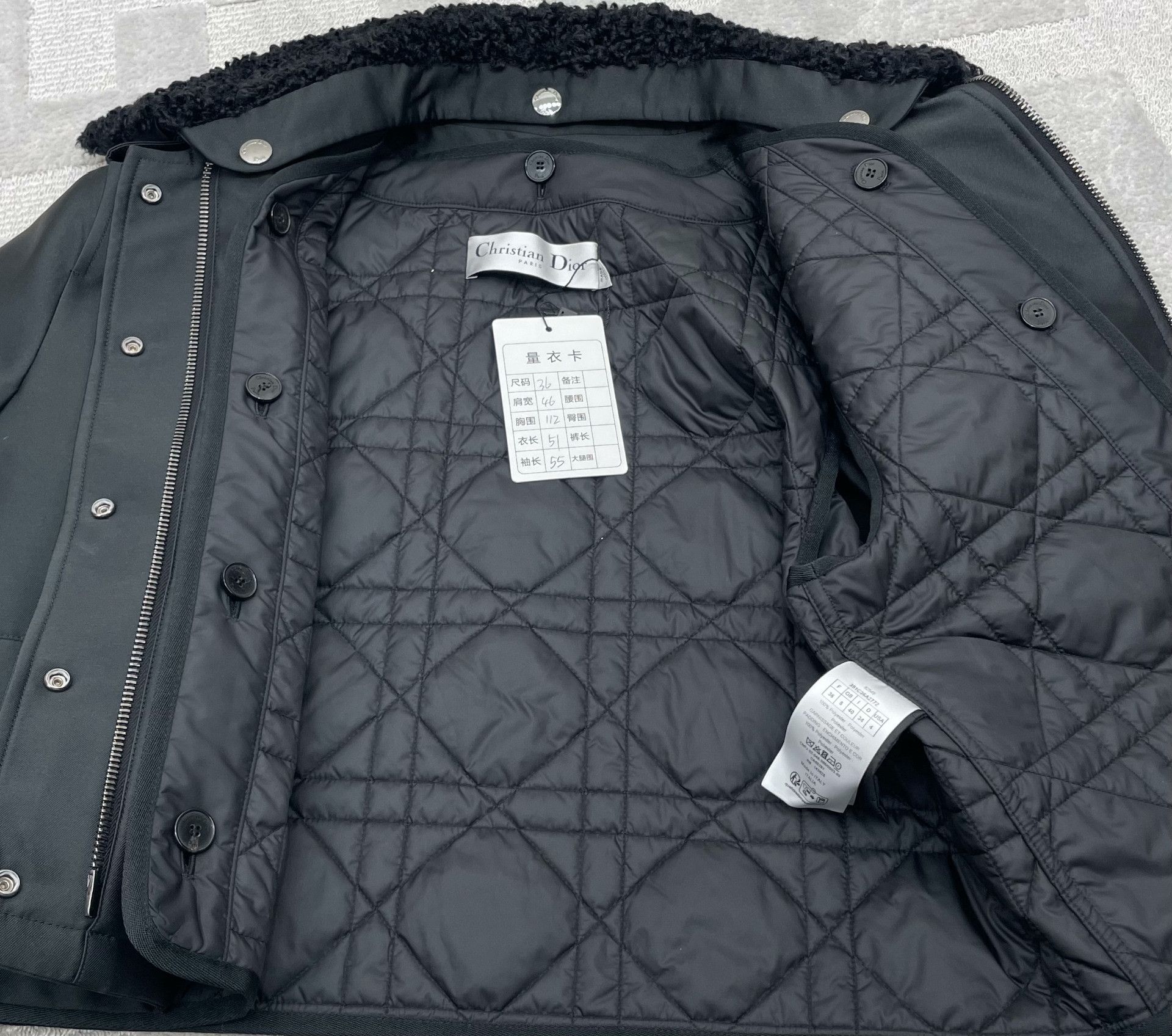 Dior Dior Two-Piece Utility Cotton Jacket Size XS / US 0-2 / IT 36-38 - 4 Thumbnail