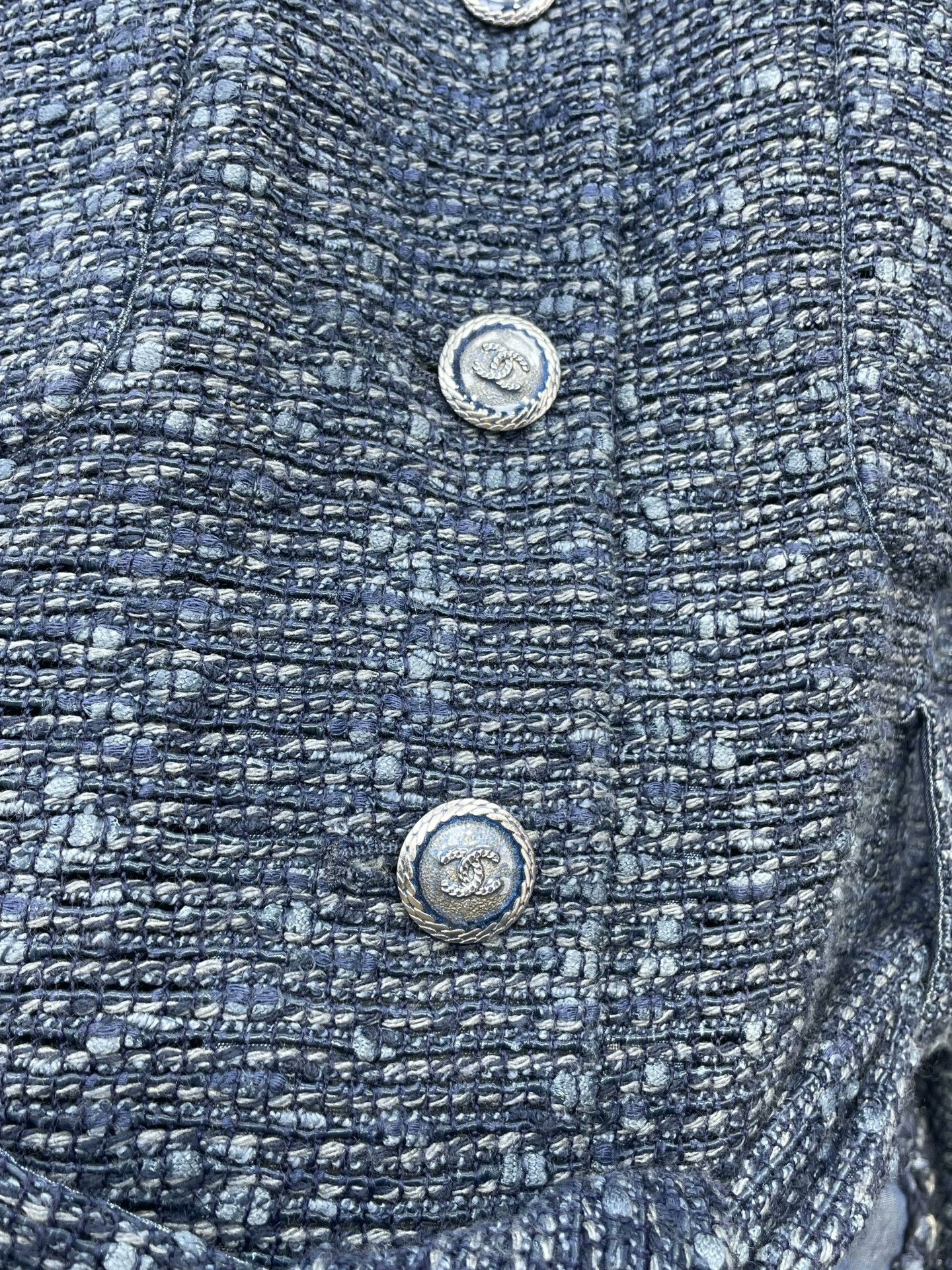 Chanel Chanel Four-Pocket Mid-Sleeve Belted Jacket Size XS / US 0-2 / IT 36-38 - 3 Thumbnail