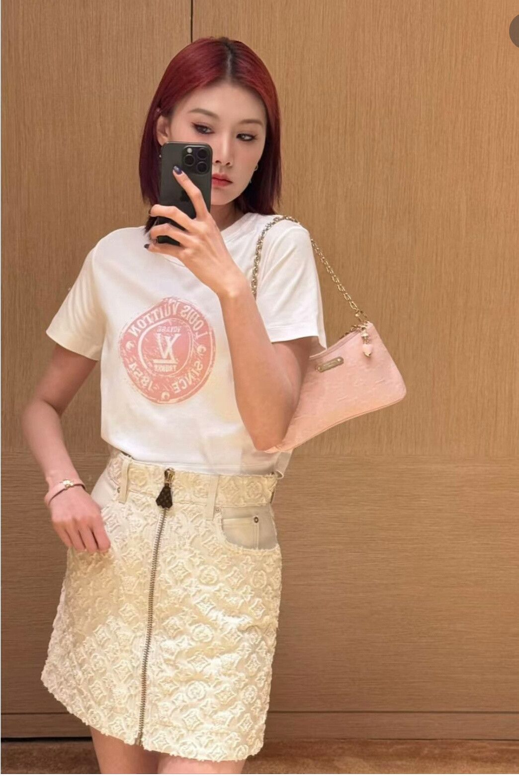 Louis Vuitton LV Nautical Series Pink Logo T-shirt Size XS / US 0-2 / IT 36-38 - 8 Thumbnail