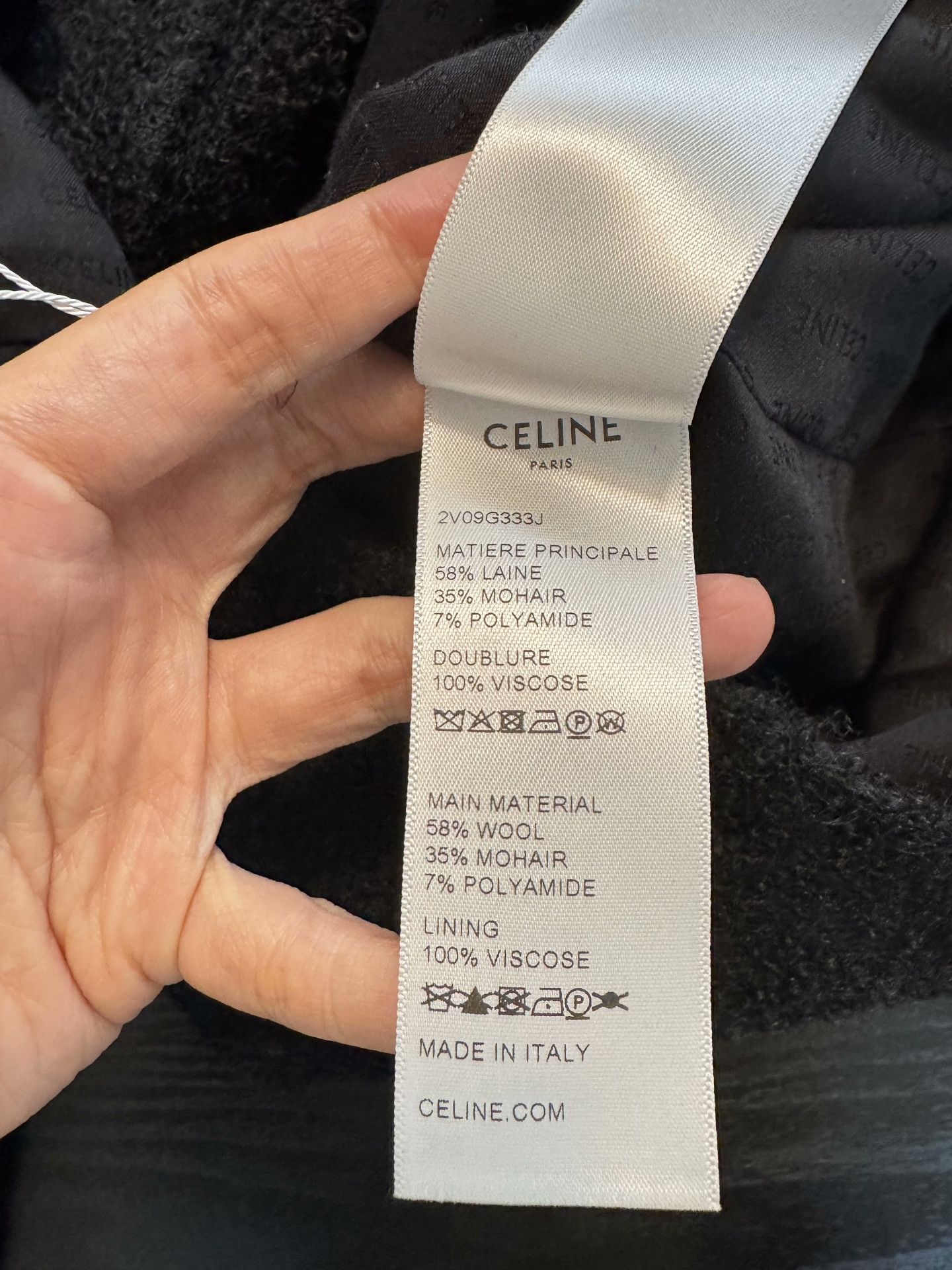 Celine Celine Black Gold Button Coat FR38 Size S / US 4 / IT 40 - 5 Thumbnail