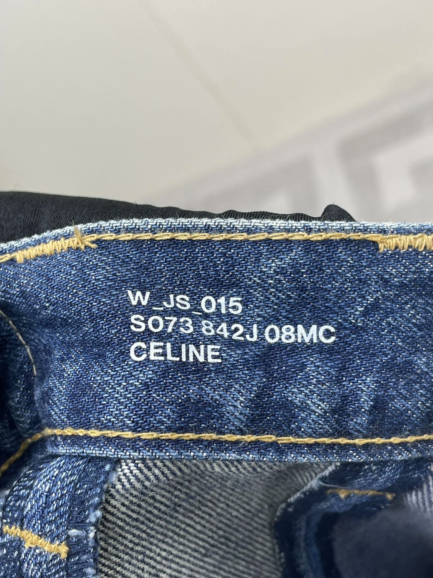 Celine CELINE Denim Skirt Size 26" / US 2 / IT 38 - 4 Thumbnail