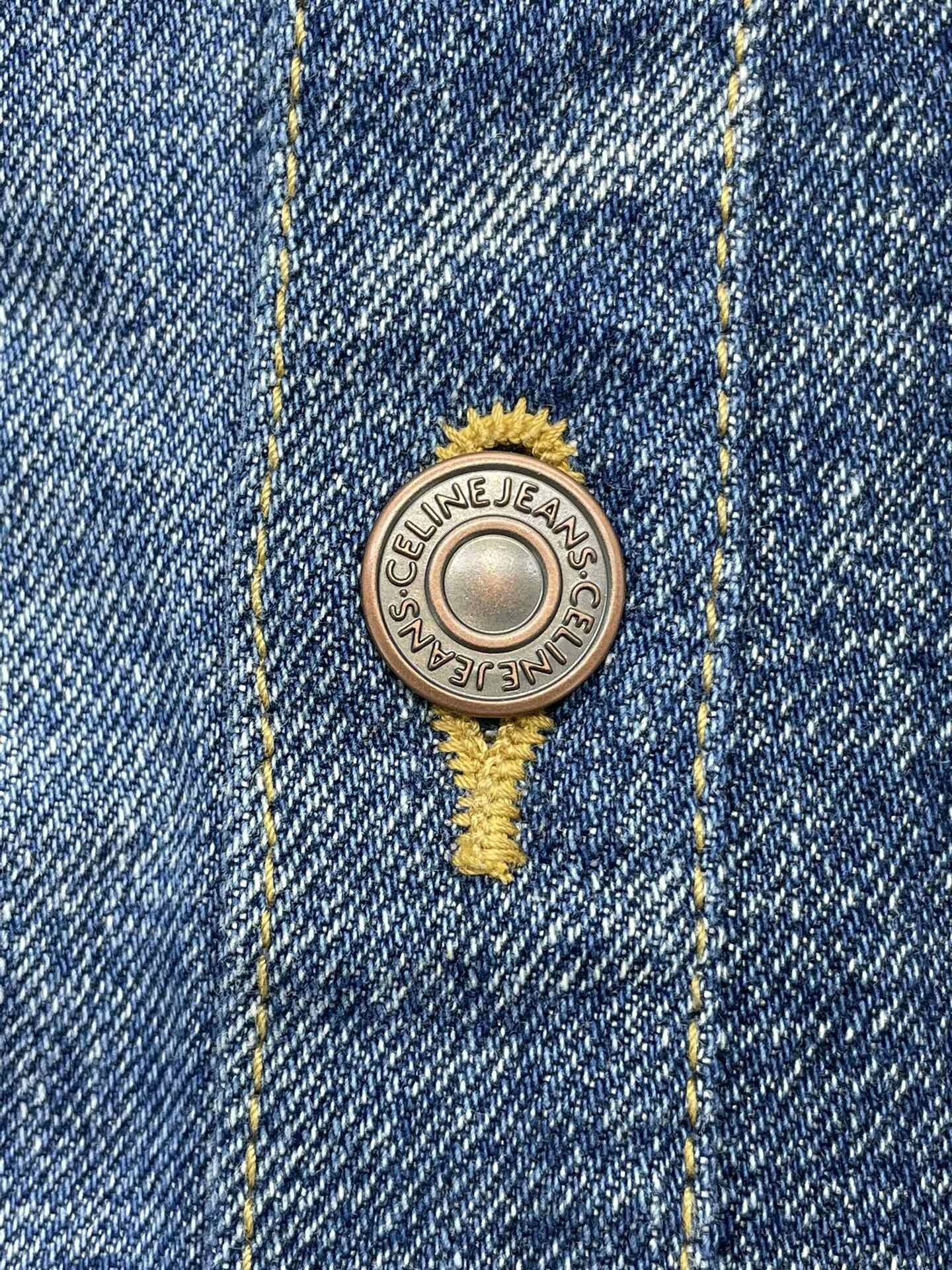 Celine CELINE Denim Skirt Size 26" / US 2 / IT 38 - 3 Thumbnail