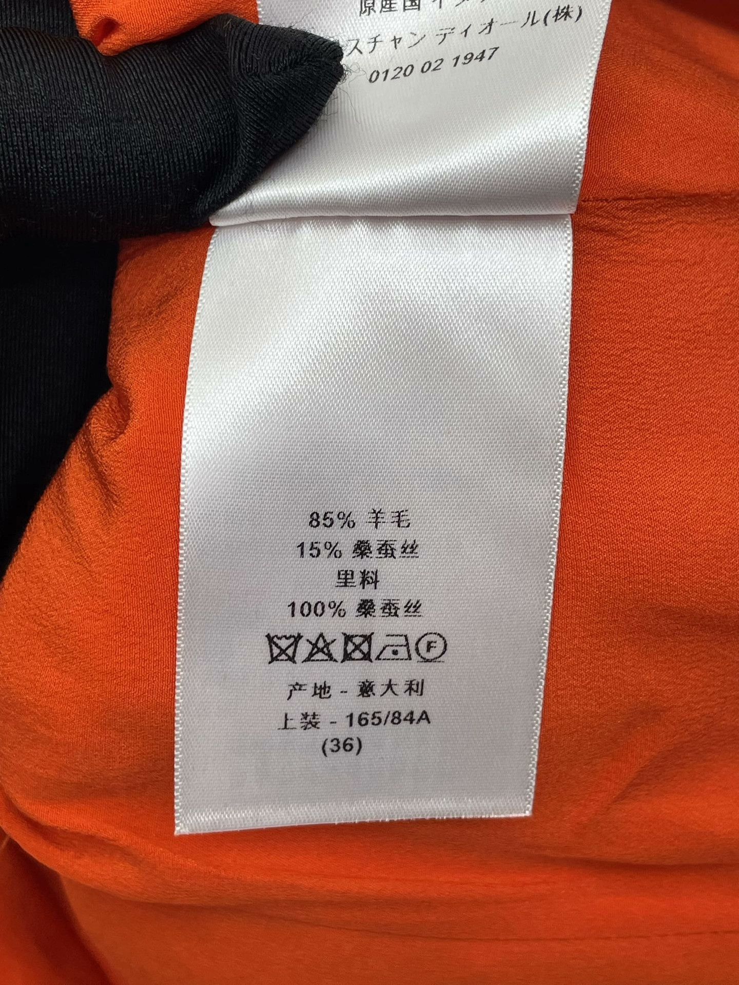 Dior Dior 2022 SS Orange Double-Breasted Coat Size XS / US 0-2 / IT 36-38 - 7 Thumbnail