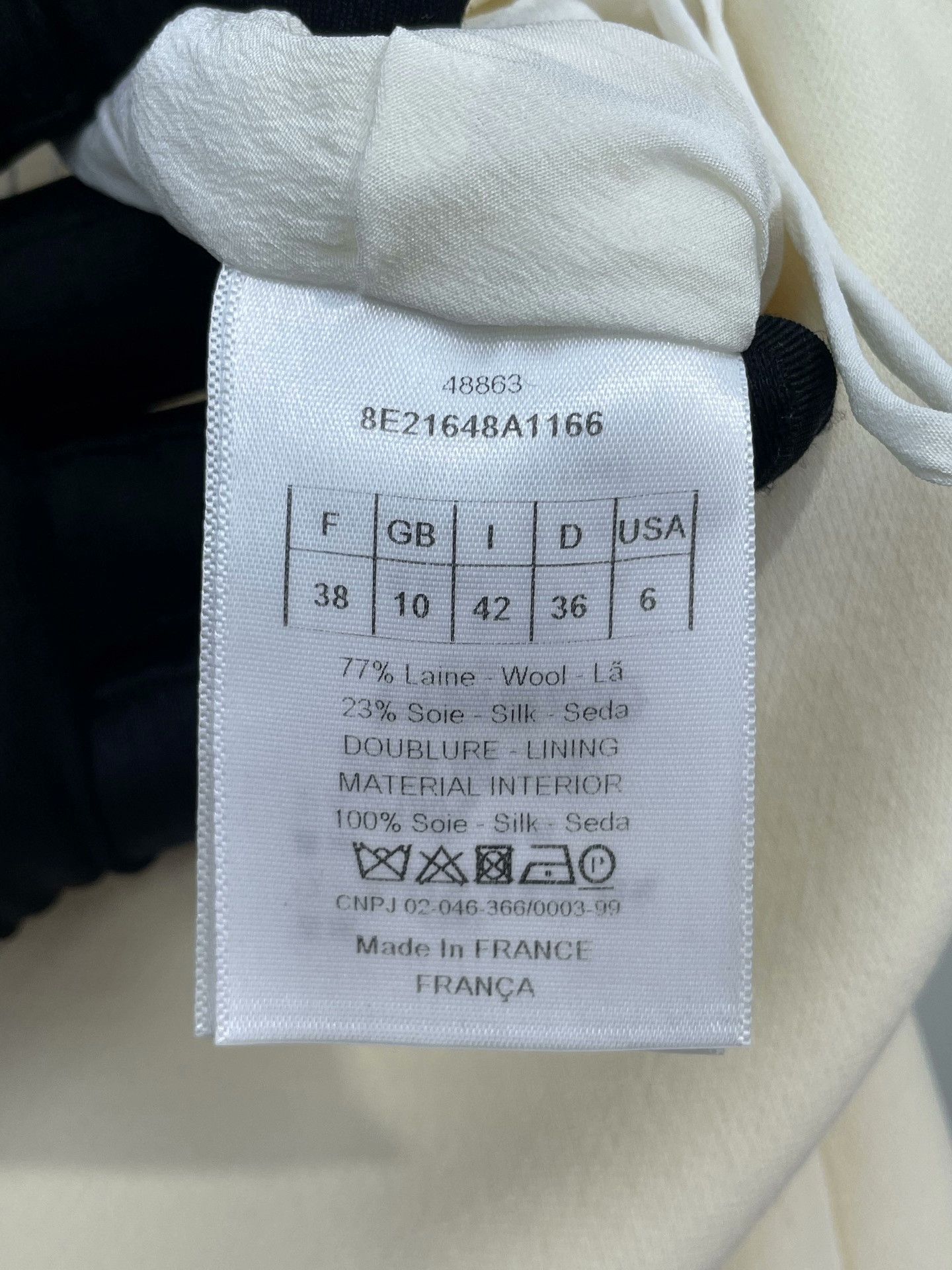 Dior Dior Solid Wool Blend Sling Dress Size S / US 4 / IT 40 - 7 Thumbnail