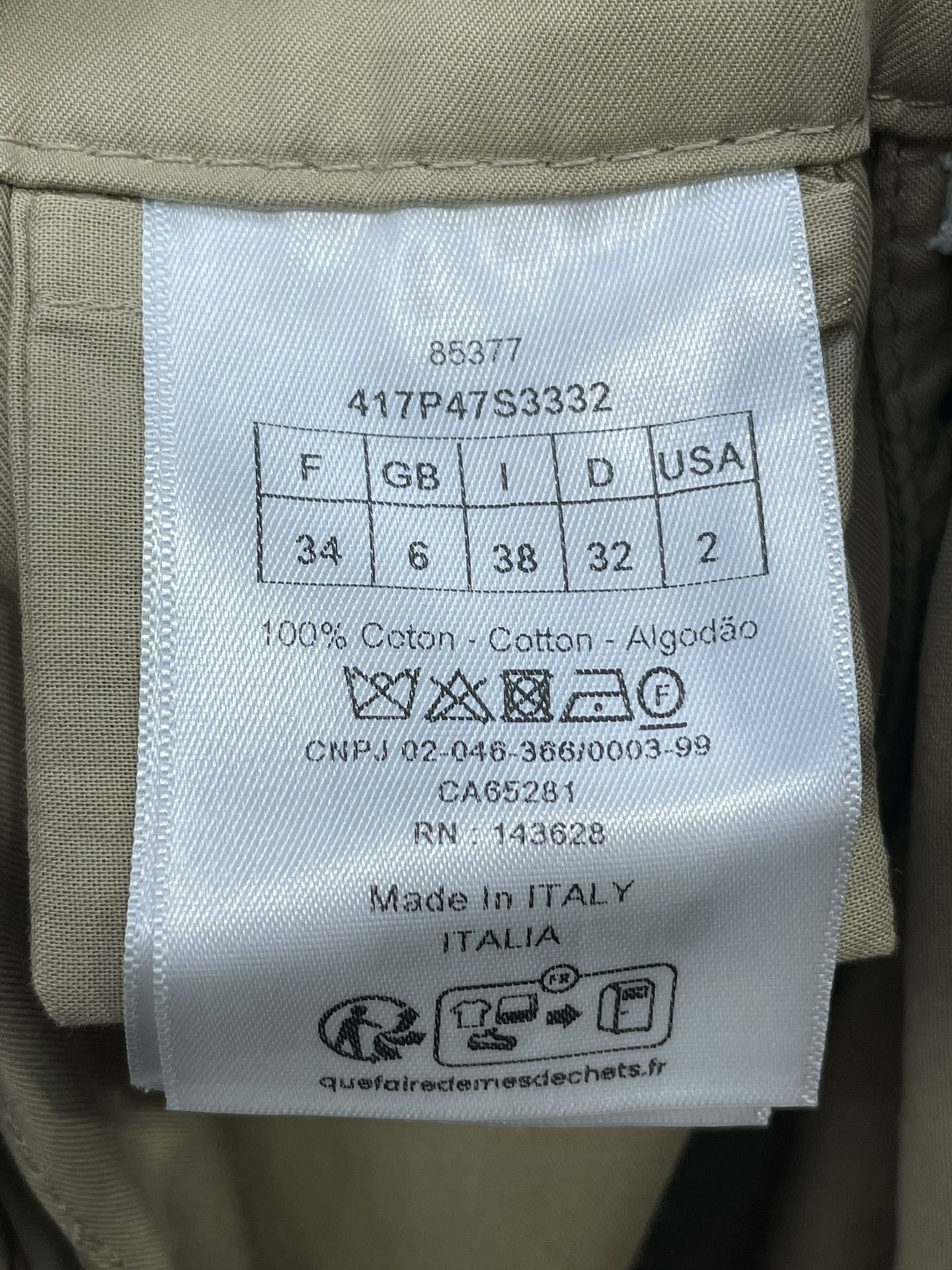 Dior Dior New Khaki Cargo Pants Size 34" / US 12 / IT 48 - 7 Thumbnail
