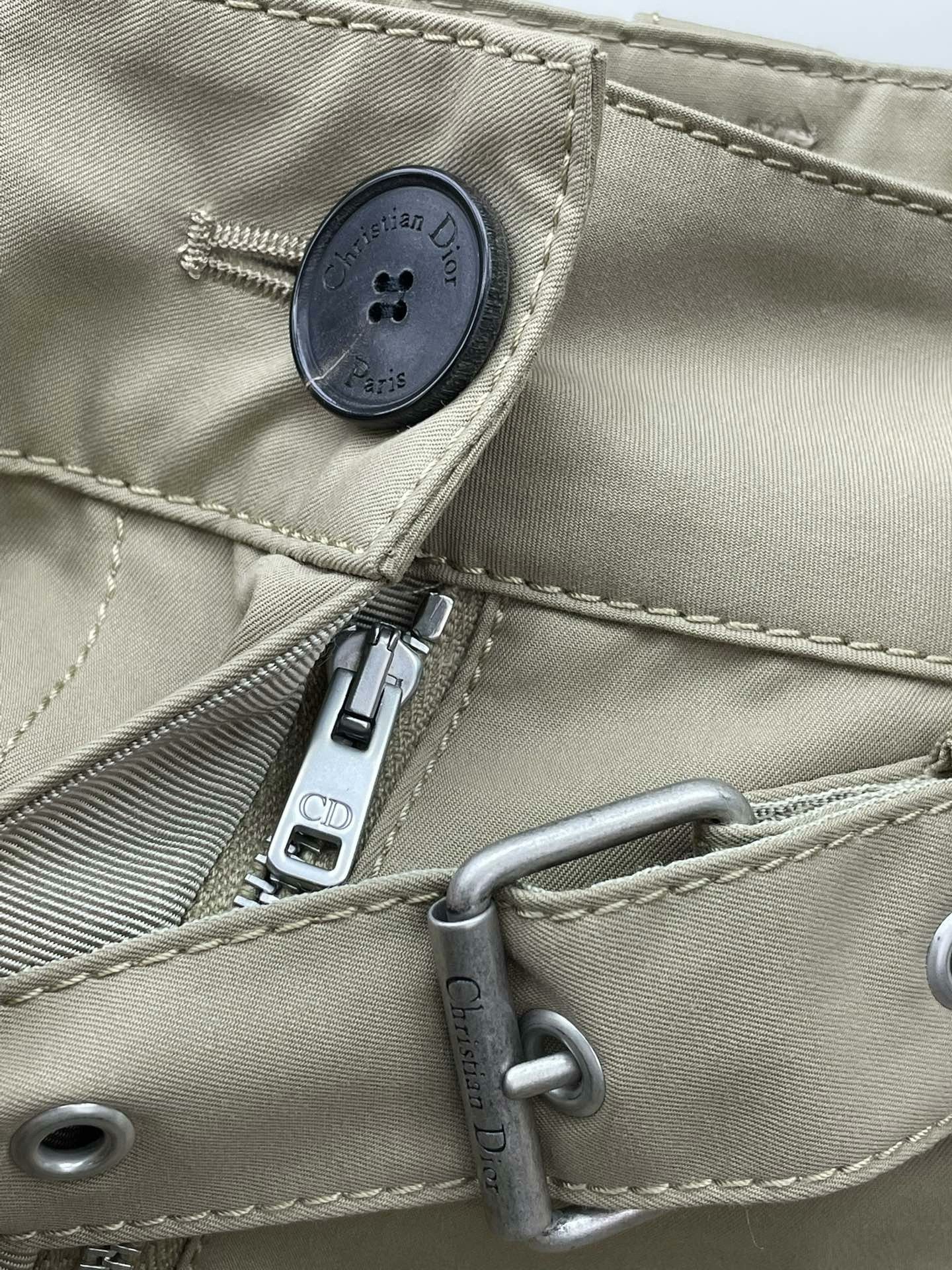 Dior Dior New Khaki Cargo Pants Size 34" / US 12 / IT 48 - 3 Thumbnail
