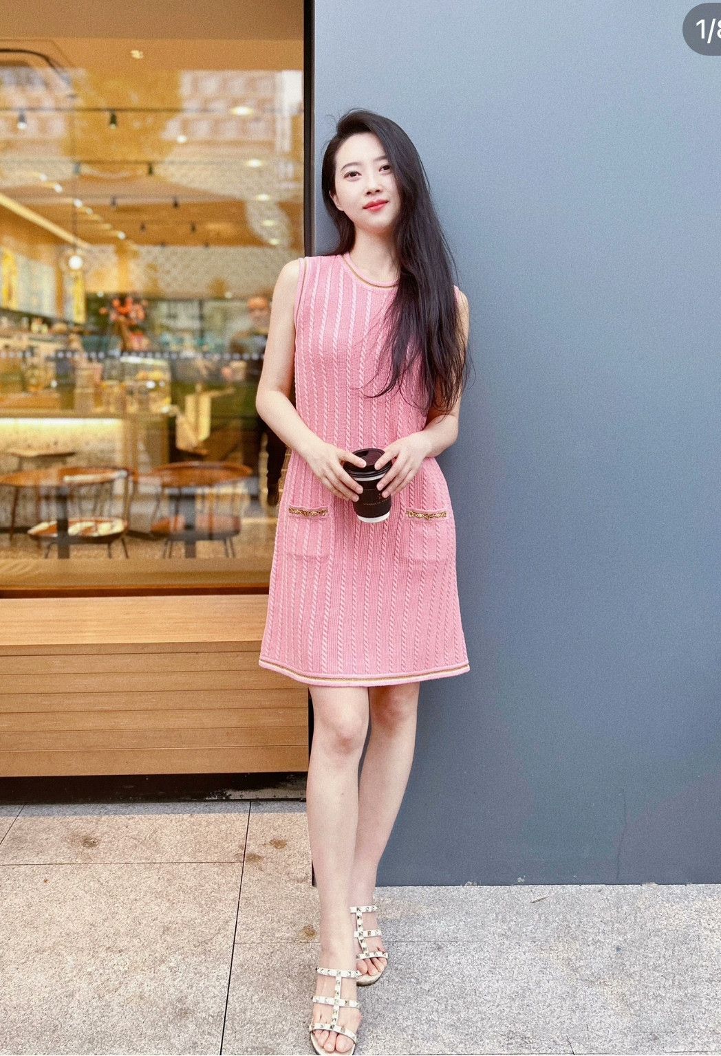Gucci Gucci Pink Cable Knit Dress Size M / US 6-8 / IT 42-44 - 9 Thumbnail