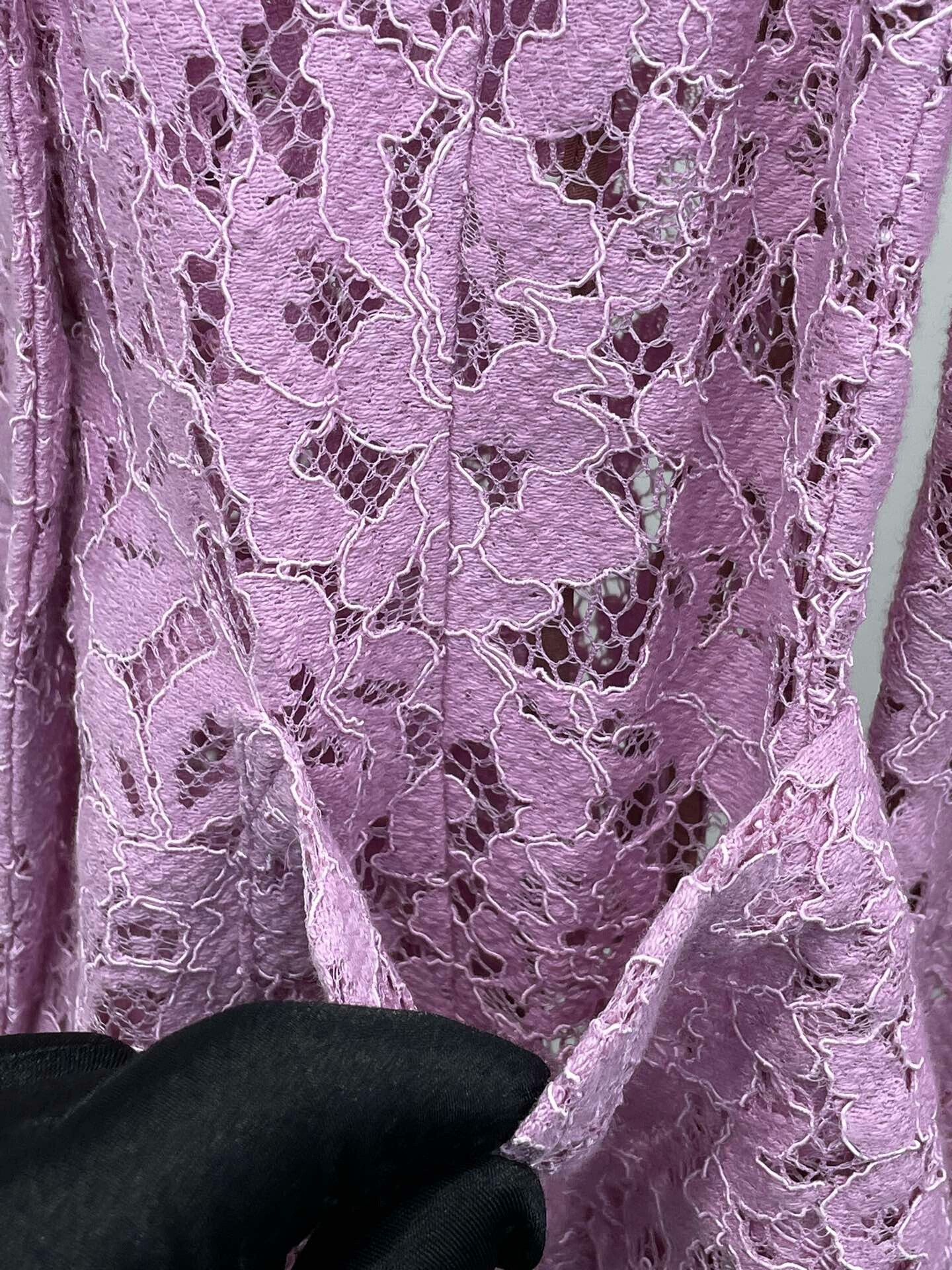 Gucci Gucci Pink Lace Top Size XS / US 0-2 / IT 36-38 - 4 Thumbnail
