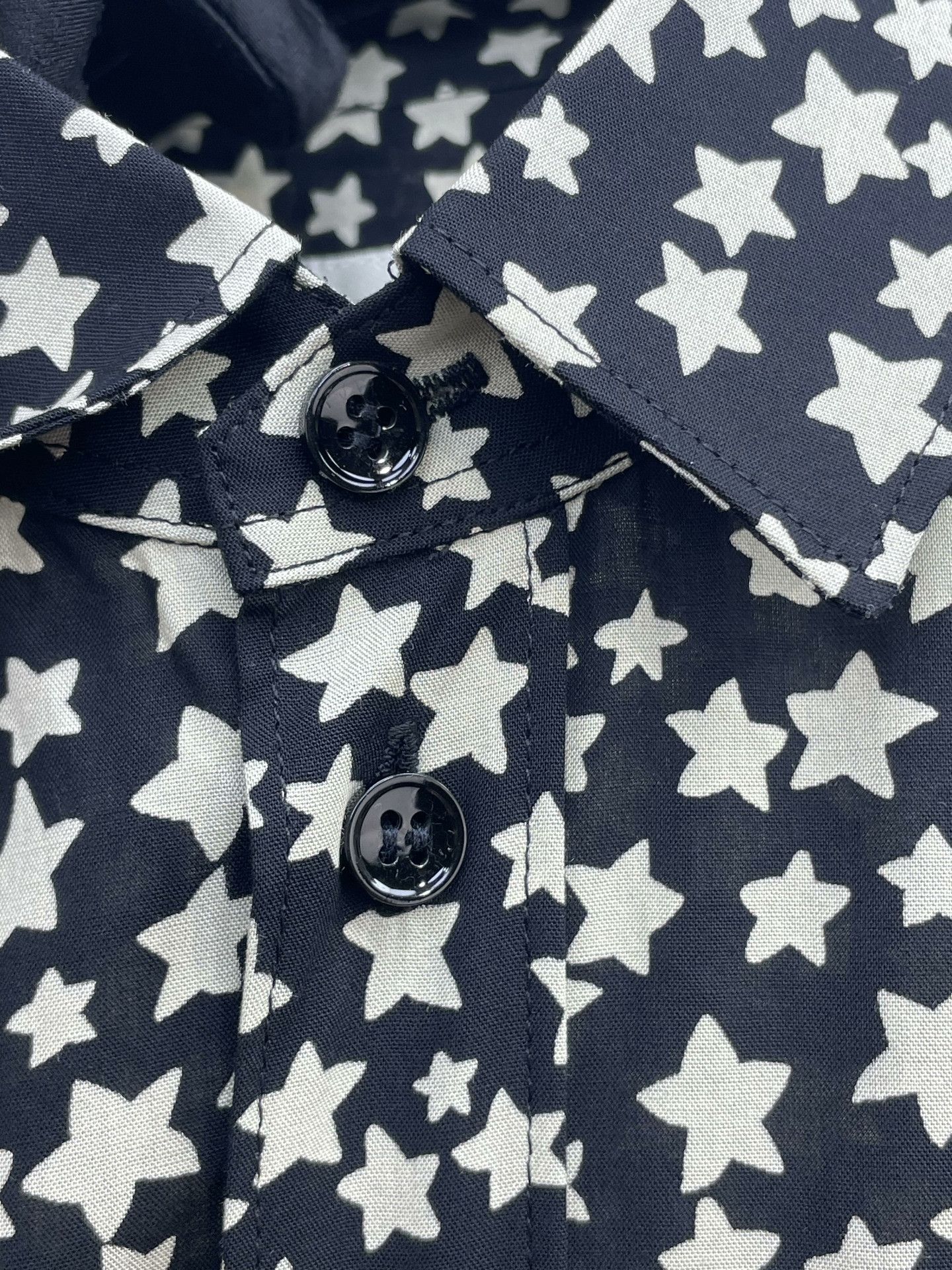 Saint Laurent Paris Saint Laurent SLP Star Long-Sleeve Shirt Size XXS / US 00 / IT 34 - 4 Thumbnail