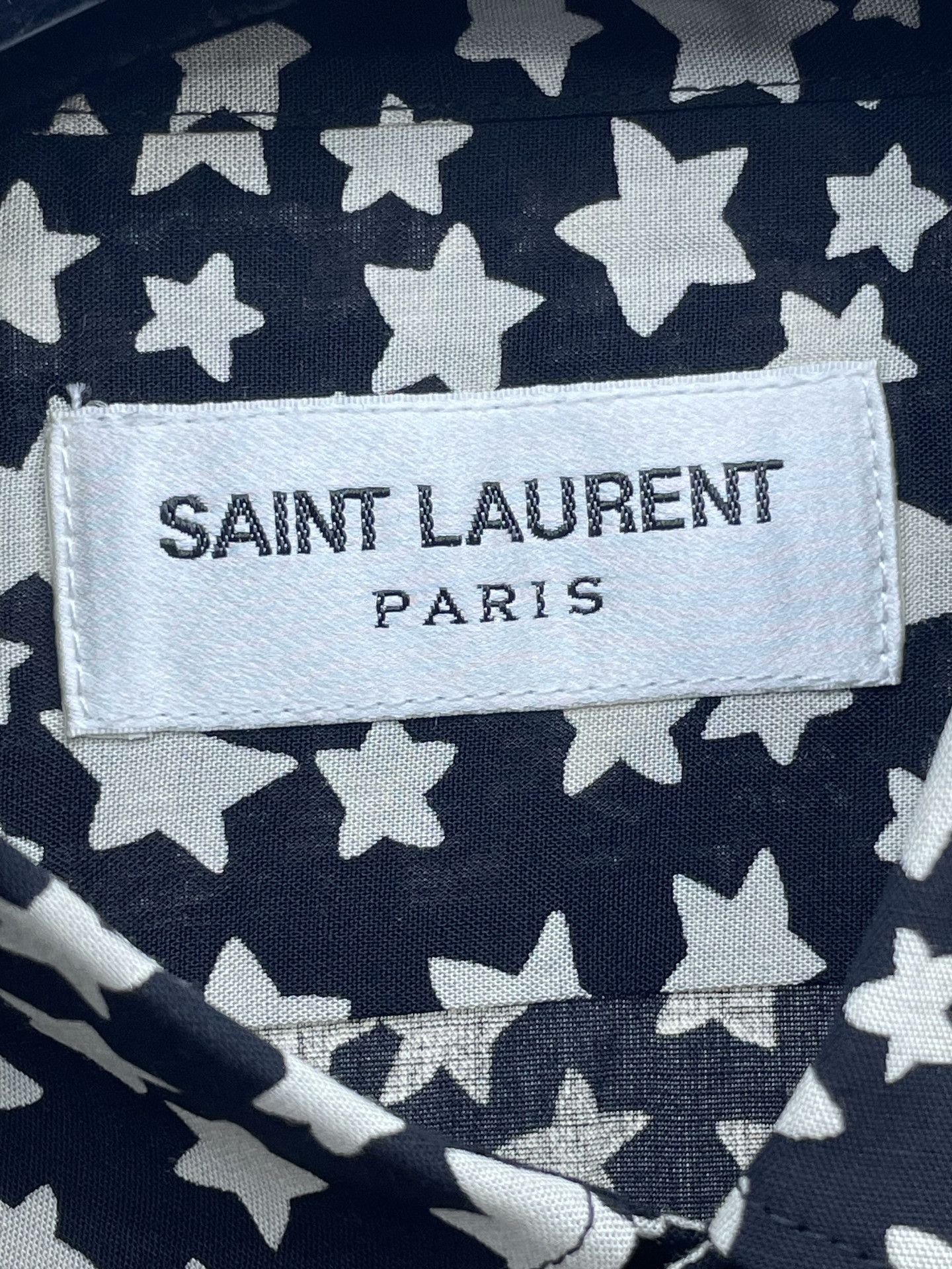 Saint Laurent Paris Saint Laurent SLP Star Long-Sleeve Shirt Size XXS / US 00 / IT 34 - 5 Thumbnail