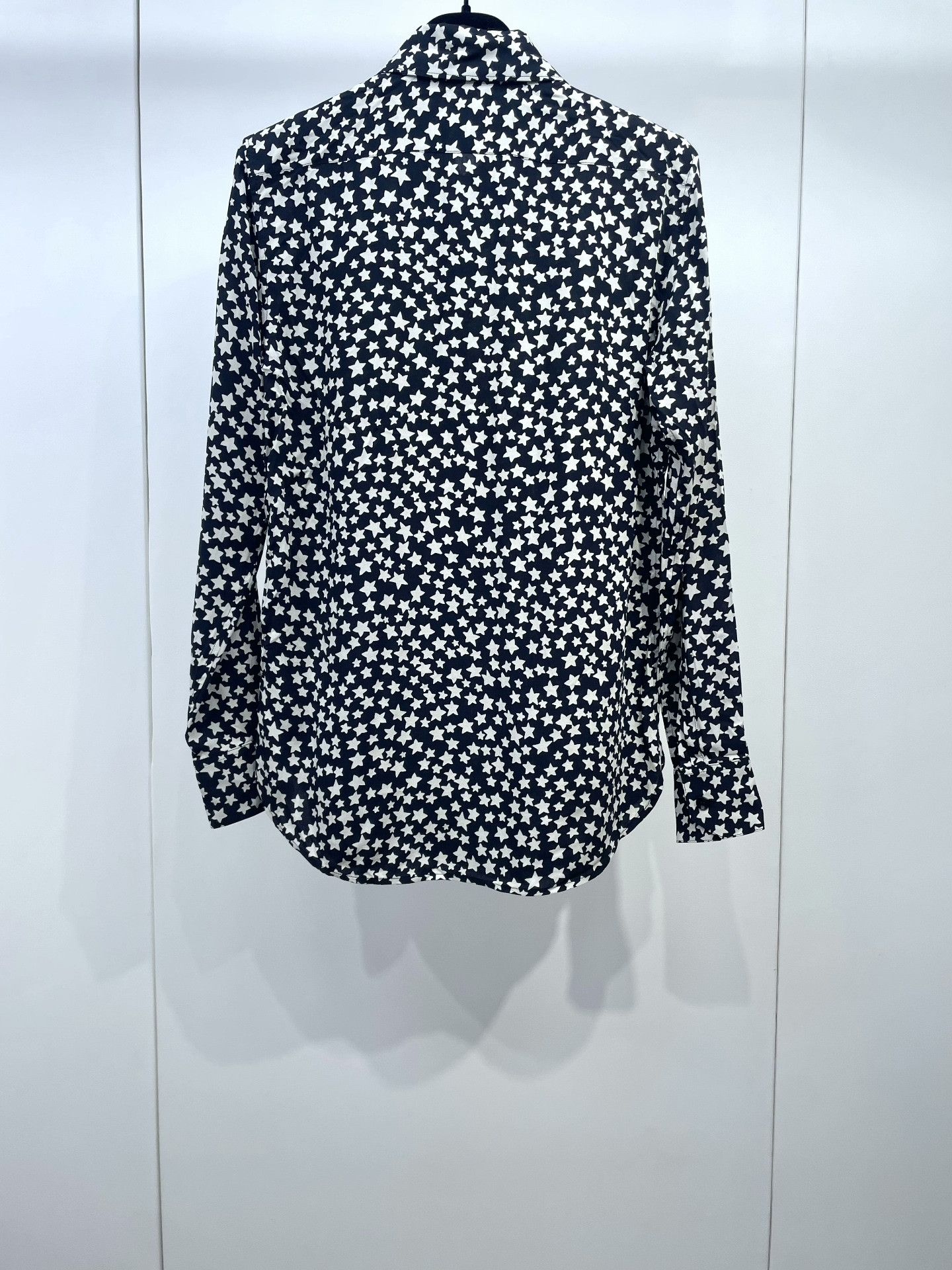 Saint Laurent Paris Saint Laurent SLP Star Long-Sleeve Shirt Size XXS / US 00 / IT 34 - 2 Thumbnail