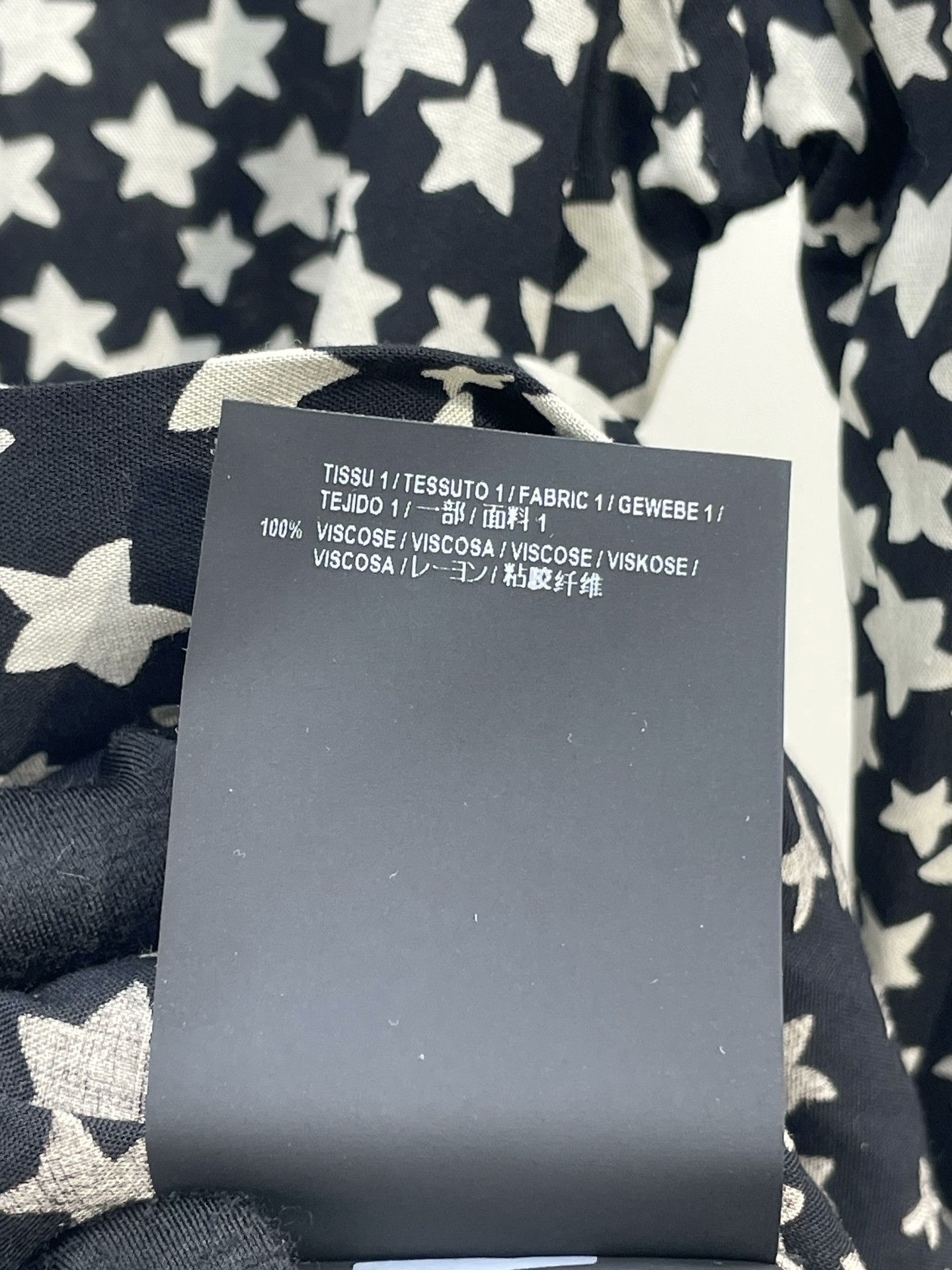 Saint Laurent Paris Saint Laurent SLP Star Long-Sleeve Shirt Size XXS / US 00 / IT 34 - 8 Thumbnail