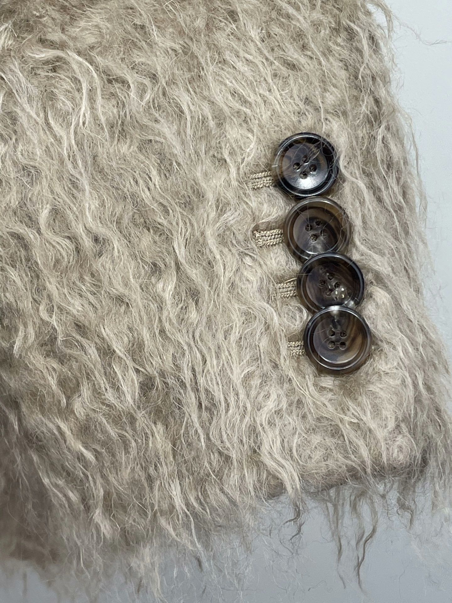 Gucci Gucci Mohair Blend Fuzzy Coat Size S / US 4 / IT 40 - 5 Thumbnail