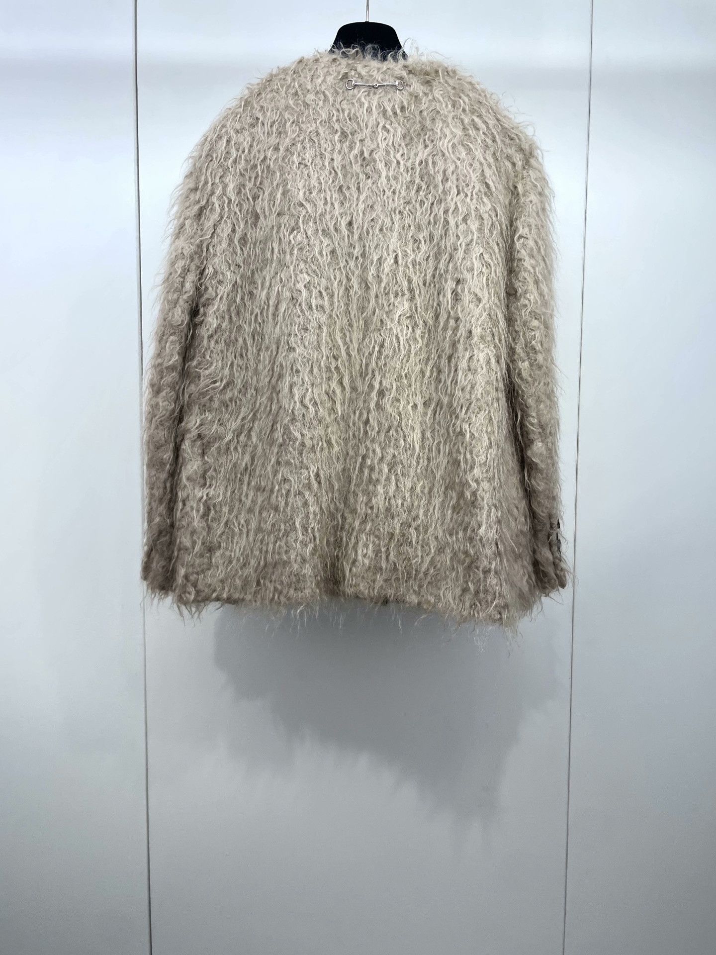 Gucci Gucci Mohair Blend Fuzzy Coat Size S / US 4 / IT 40 - 2 Thumbnail