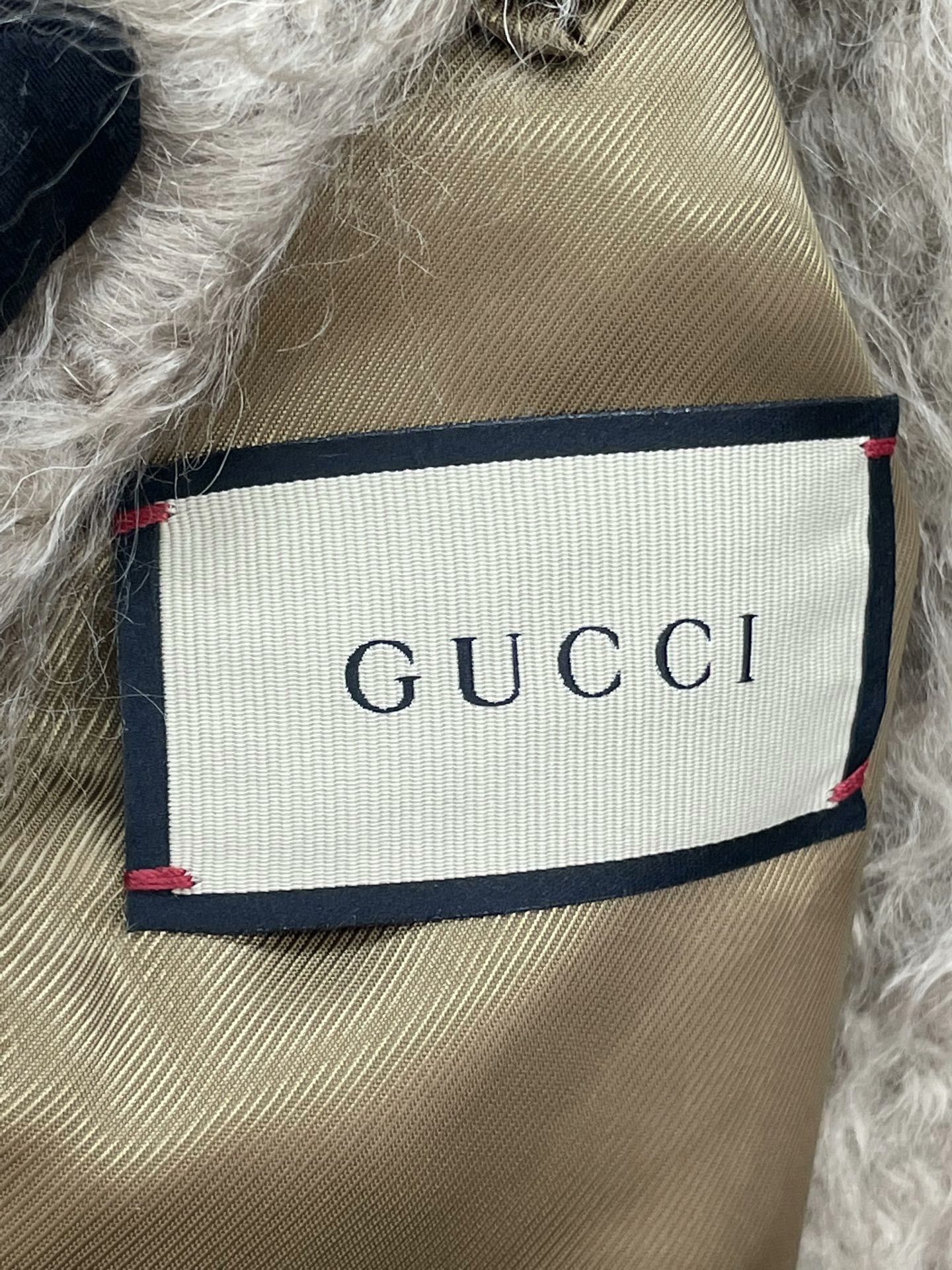 Gucci Gucci Mohair Blend Fuzzy Coat Size S / US 4 / IT 40 - 6 Thumbnail