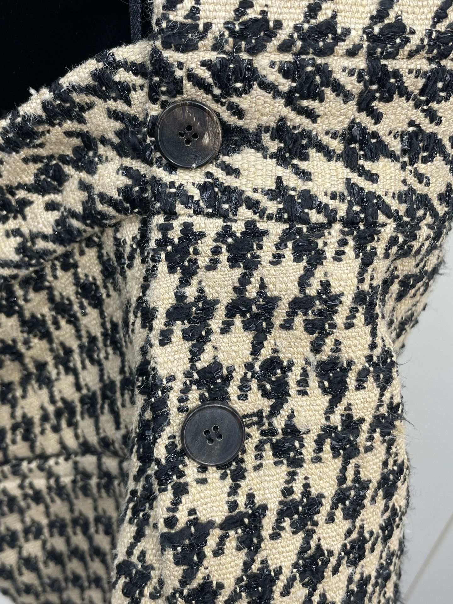 Dior Dior Vintage Houndstooth Backless Playsuit Size 36" / US 14 / IT 50 - 4 Thumbnail