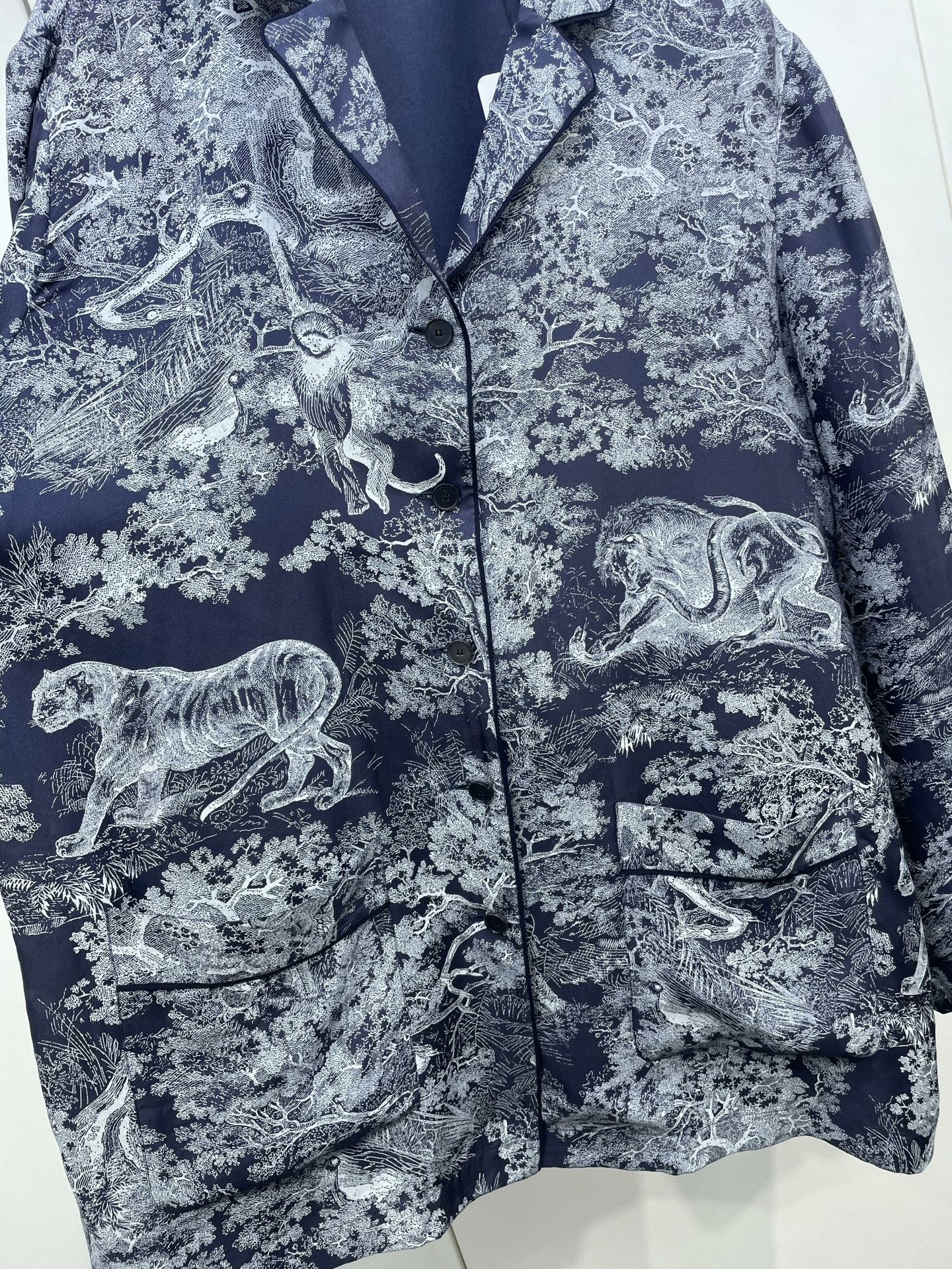 Dior Dior Jungle Animal Silk Top Size S / US 4 / IT 40 - 3 Thumbnail