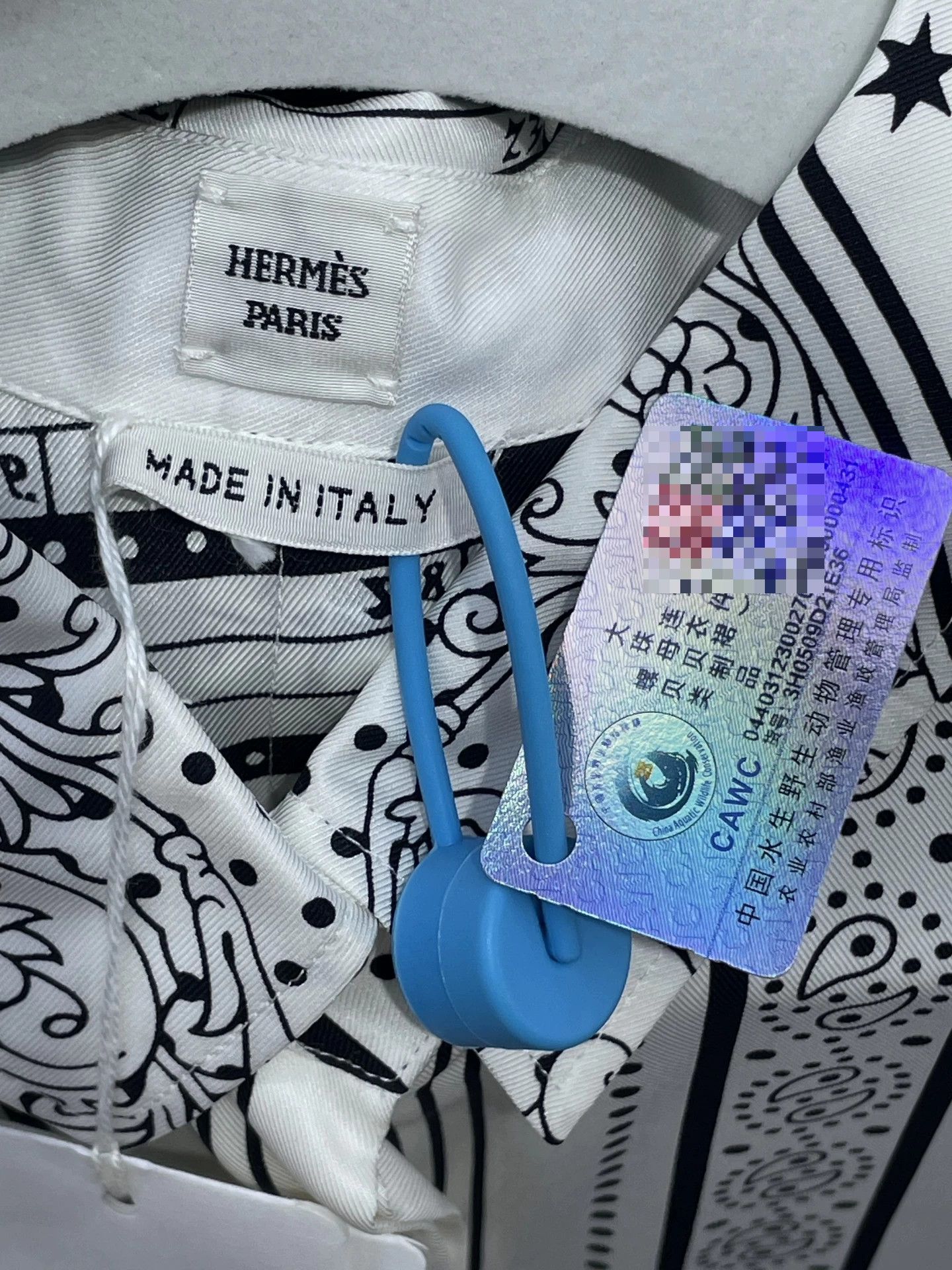 Hermes Hermes Crystal Valley Silk Shirt Size XS / US 0-2 / IT 36-38 - 7 Thumbnail