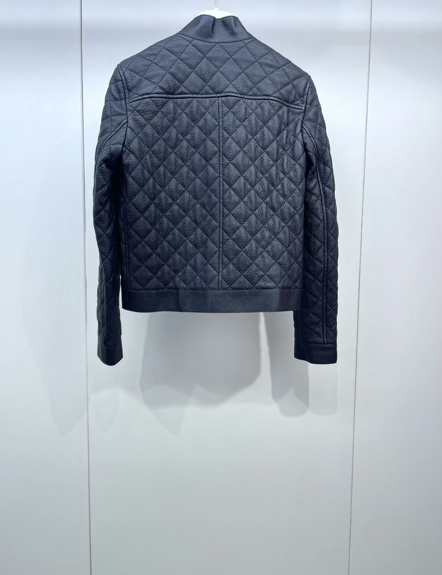 Hermes Hermes Quilted Grained Leather Jacket Size XXS / US 00 / IT 34 - 2 Thumbnail