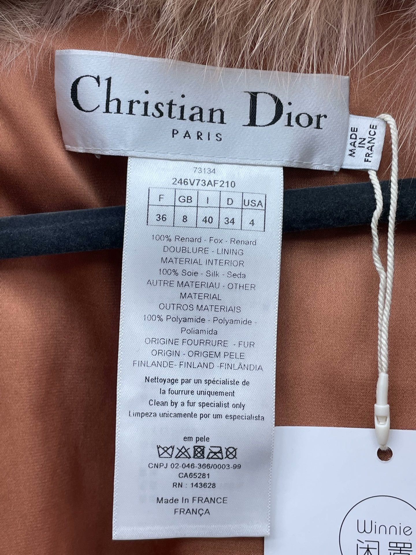 Dior Dior Fox Fur Cape Vest Size XS / US 0-2 / IT 36-38 - 7 Thumbnail