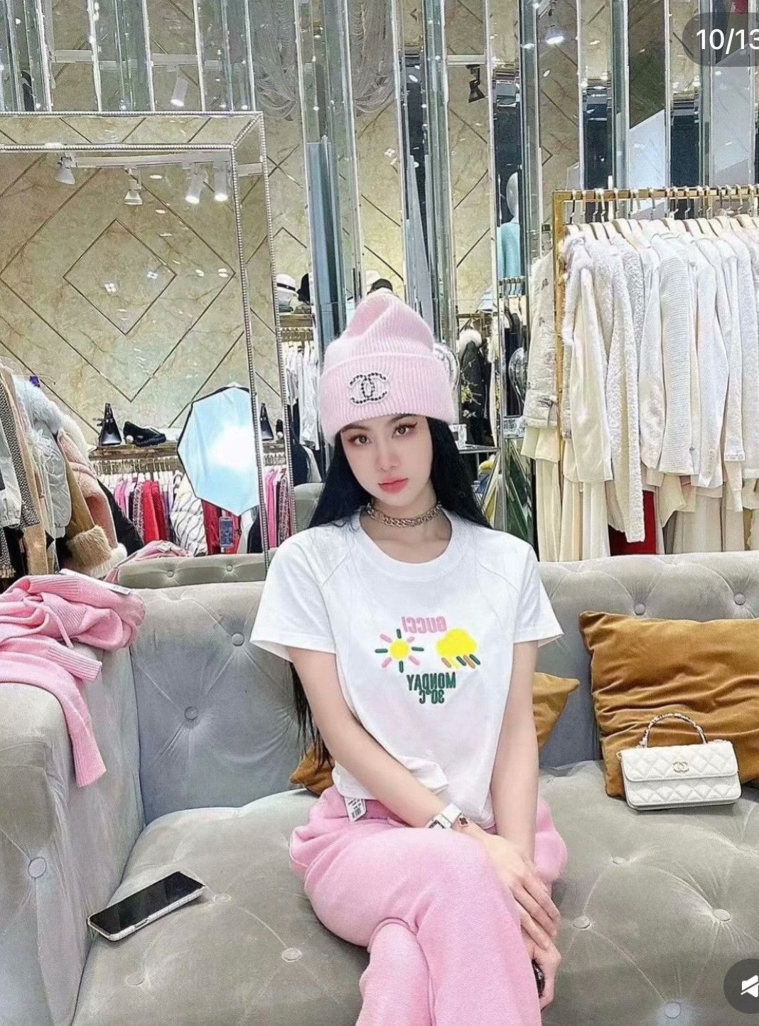 Gucci Gucci Embroidered Weather Pattern Tee Size L / US 10 / IT 46 - 8 Thumbnail