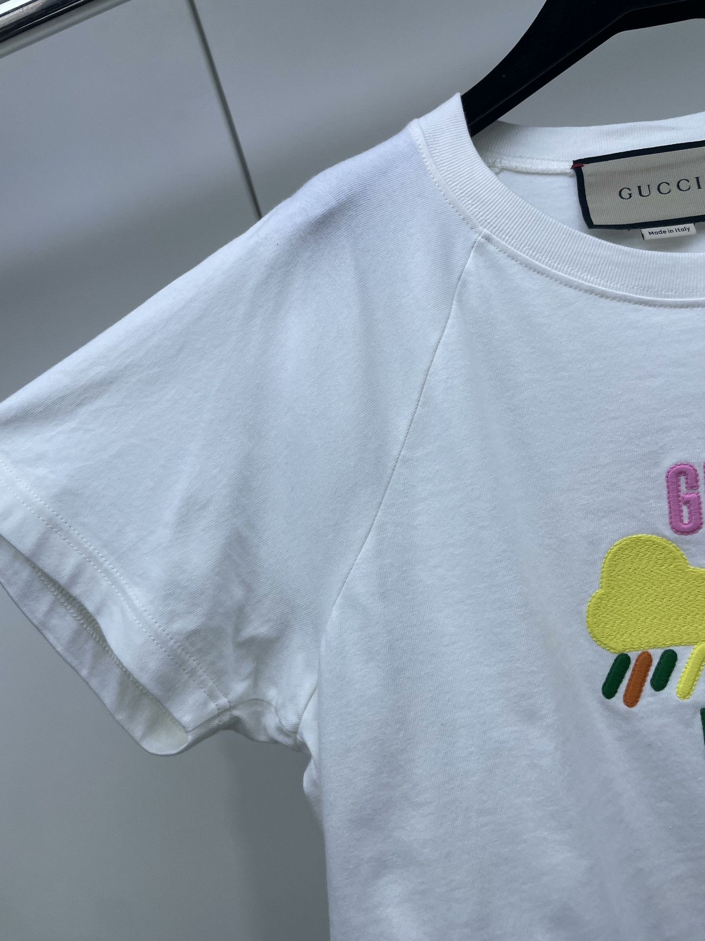 Gucci Gucci Embroidered Weather Pattern Tee Size L / US 10 / IT 46 - 4 Thumbnail