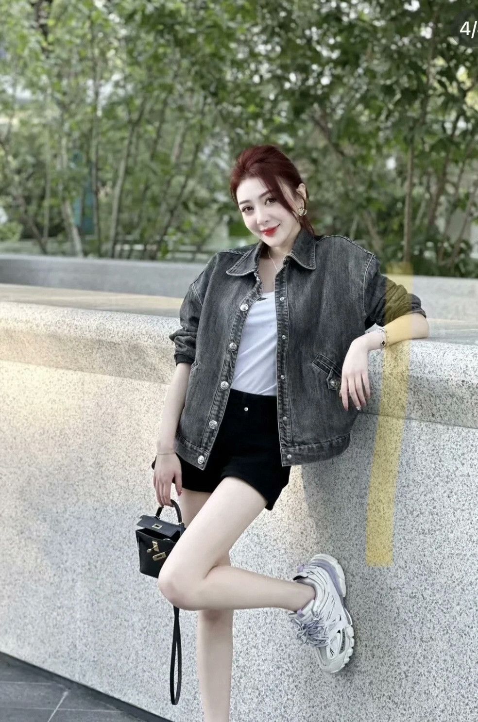 Chanel Chanel 23C Gray Denim Jacket Size XS / US 0-2 / IT 36-38 - 8 Thumbnail