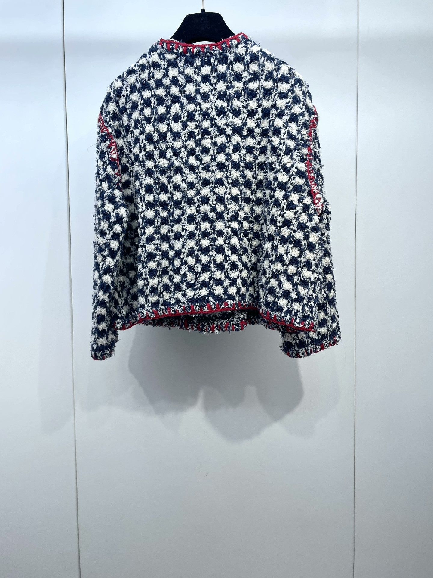Chanel Chanel 21C White Blue Plaid Jacket Size XS / US 0-2 / IT 36-38 - 2 Thumbnail