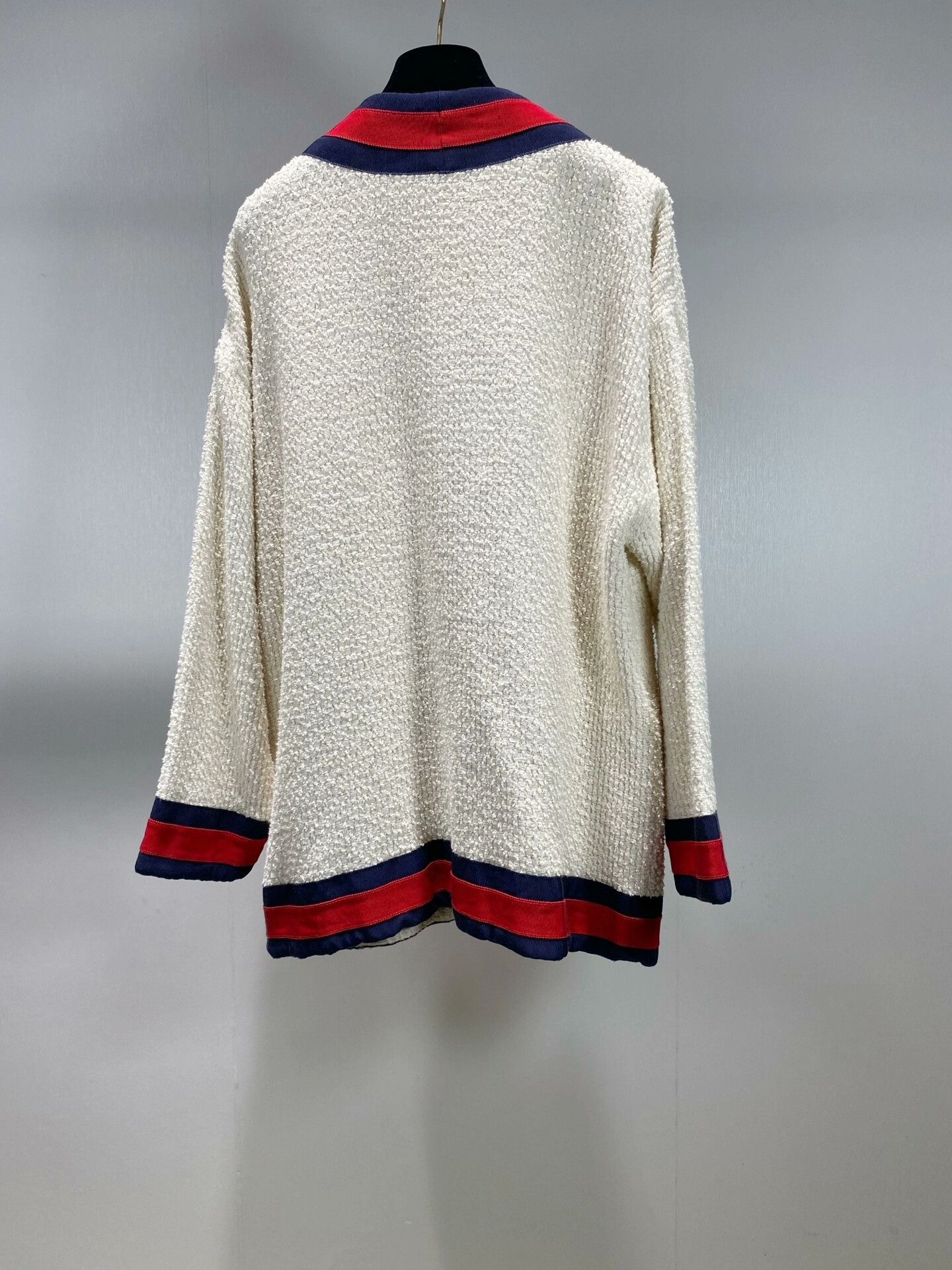 Gucci Gucci Tweed Diamond Button Cardigan Size S / US 4 / IT 40 - 2 Thumbnail