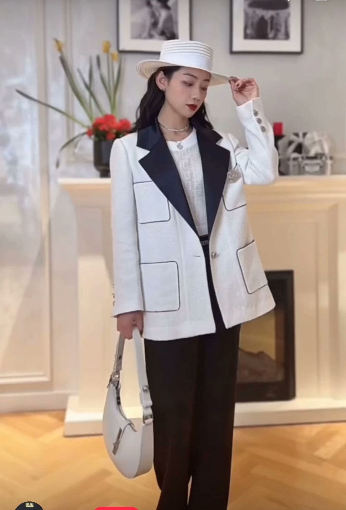 Chanel Chanel 2022 Spring Summer Lapel Blazer Size XS / US 0-2 / IT 36-38 - 9 Thumbnail