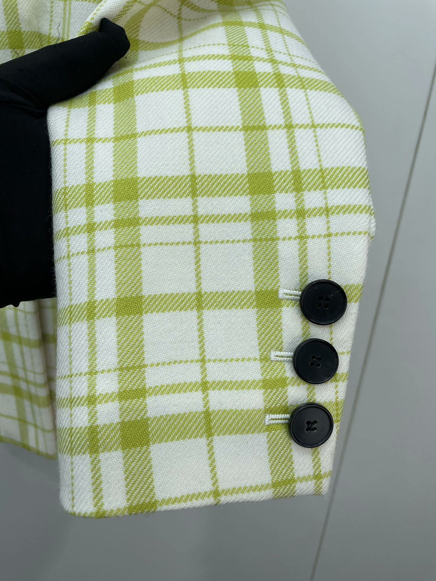 Dior Dior 2021 Early Autumn Green Plaid Blazer Size XXS / US 00 / IT 34 - 3 Thumbnail