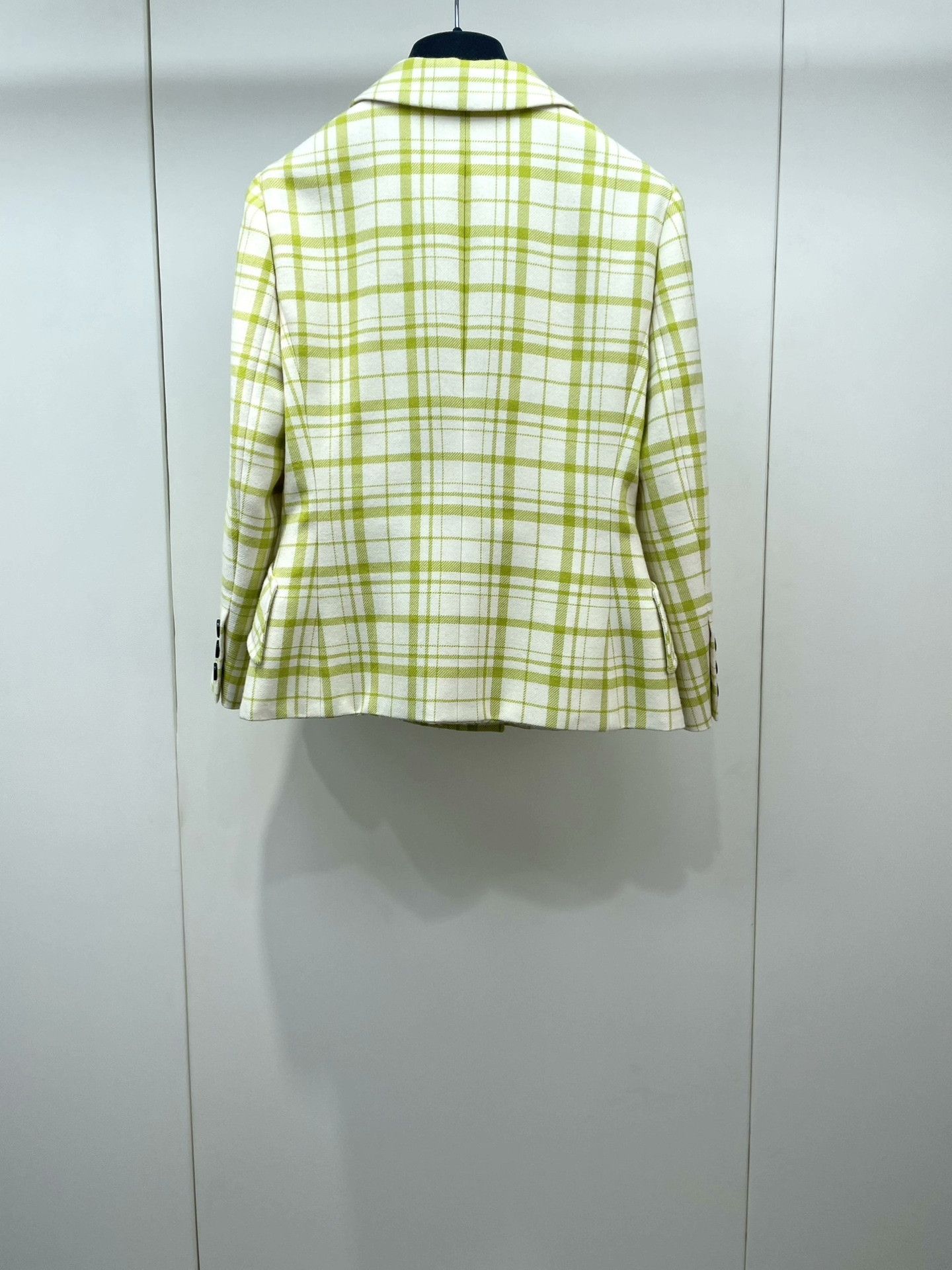 Dior Dior 2021 Early Autumn Green Plaid Blazer Size XXS / US 00 / IT 34 - 2 Thumbnail