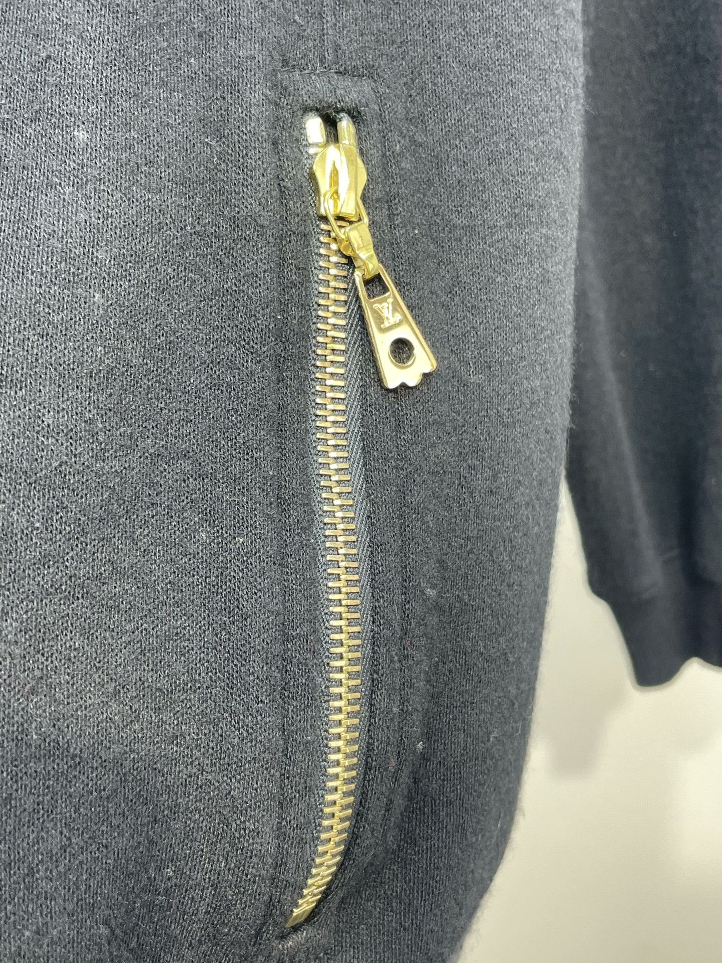 Louis Vuitton LV Black Zip Hoodie Size US L / EU 52-54 / 3 - 3 Thumbnail