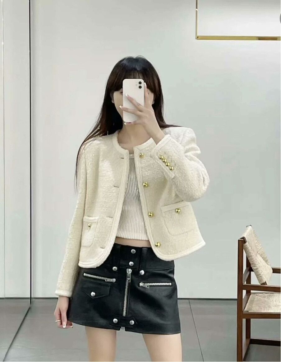 Celine Celine Tweed Gold Button Jacket Size S / US 4 / IT 40 - 9 Thumbnail