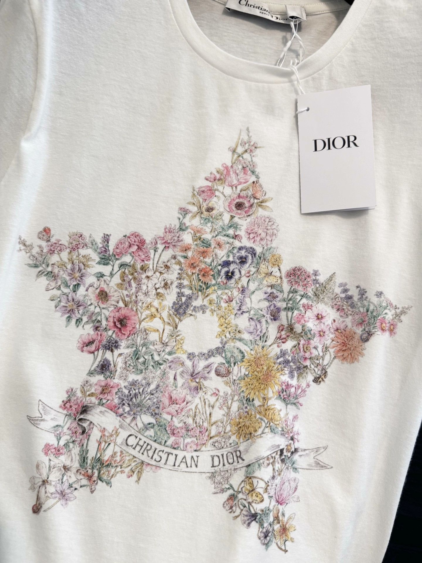 Dior Dior 25 Winter Floral Star T-shirt Size S / US 4 / IT 40 - 4 Thumbnail