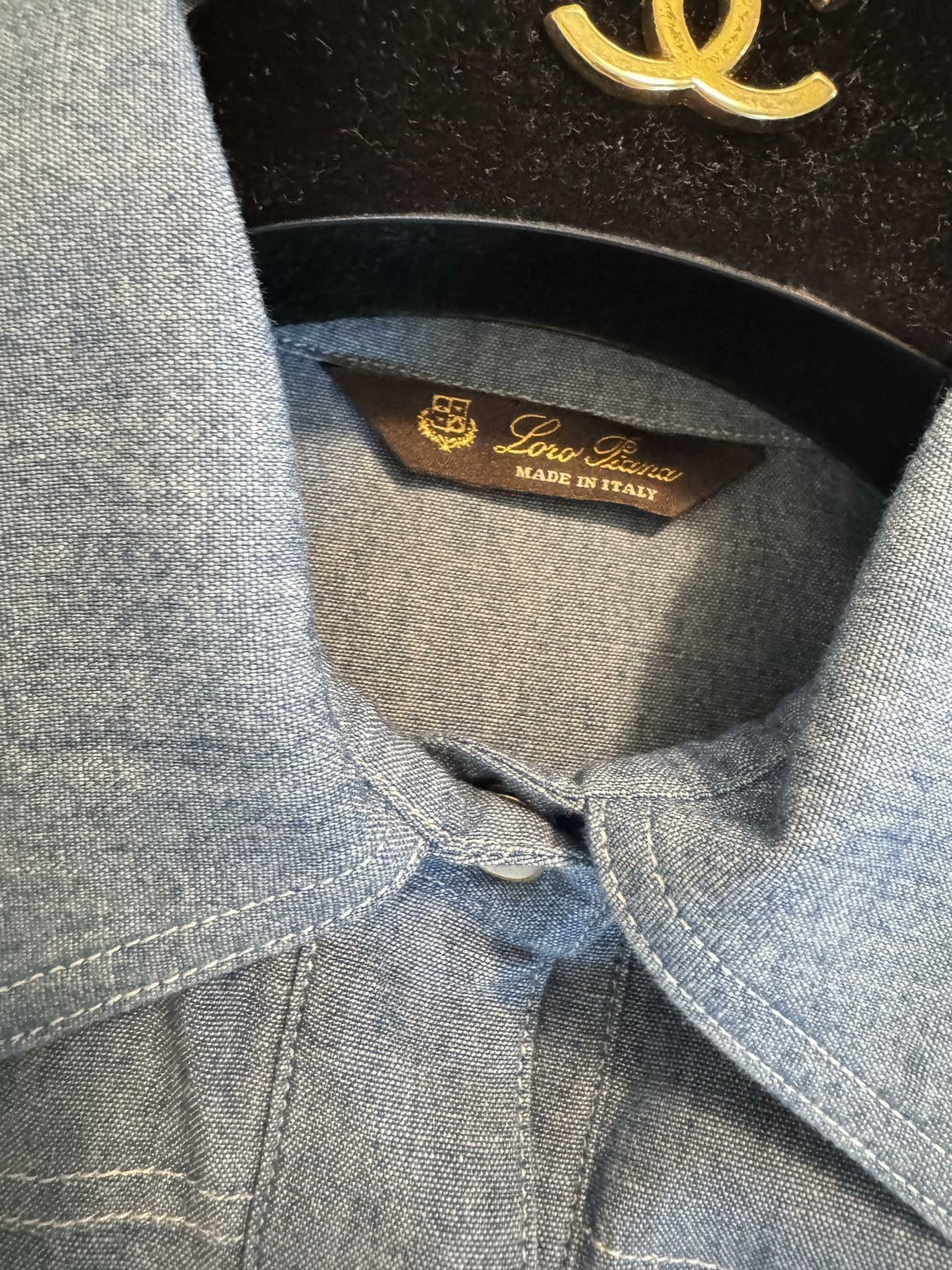Loro Piana Loro Piana Denim Shirt Size 38 Size S / US 4 / IT 40 - 3 Thumbnail