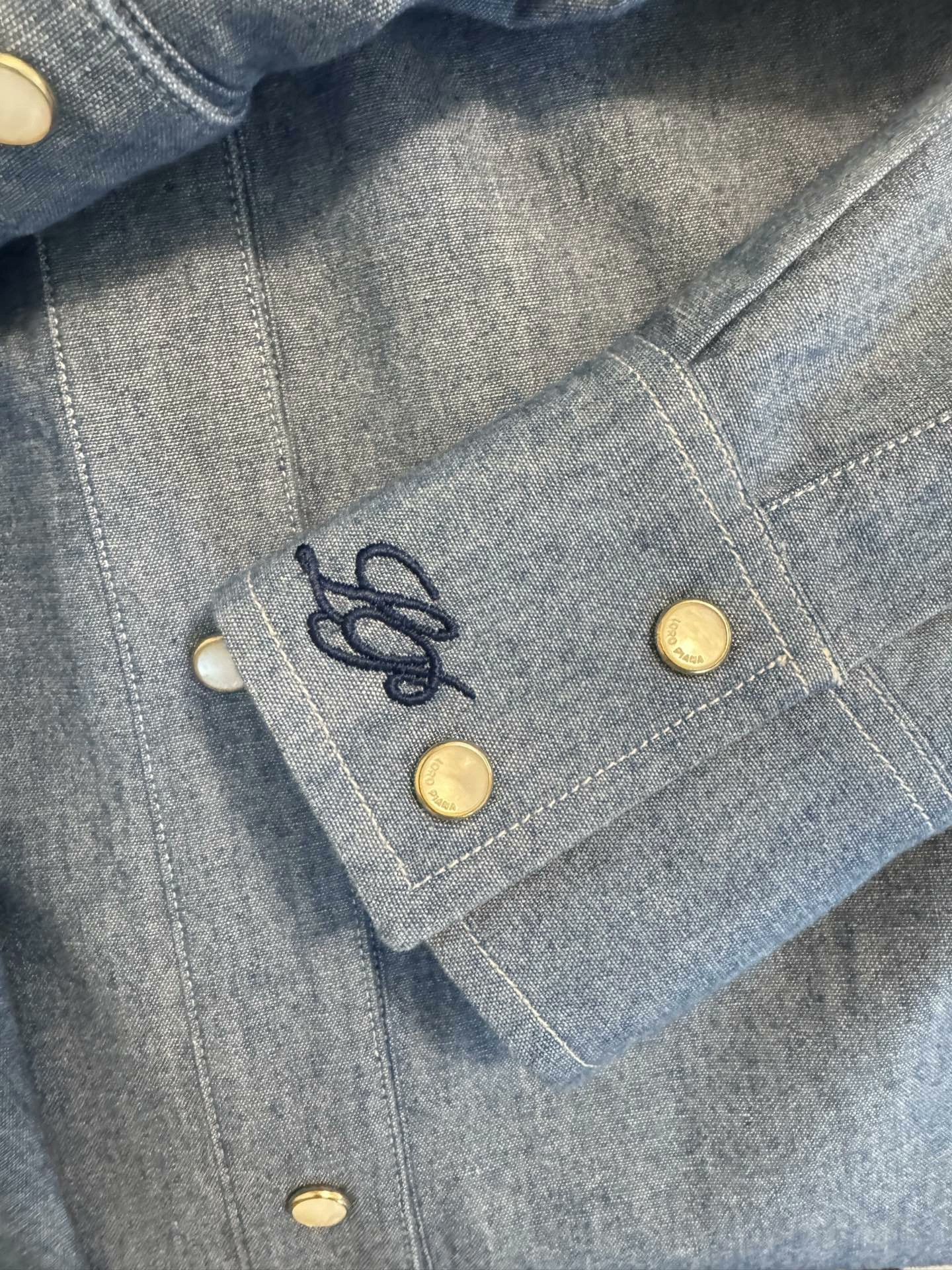 Loro Piana Loro Piana Denim Shirt Size 38 Size S / US 4 / IT 40 - 6 Thumbnail