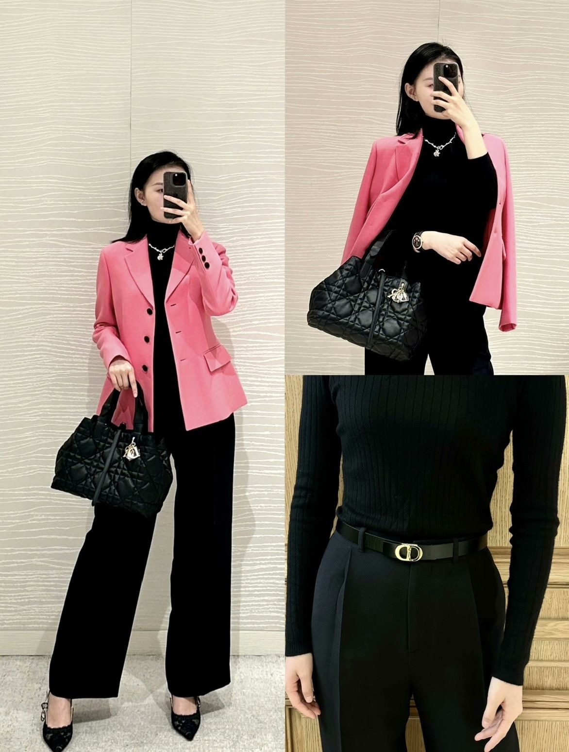 Dior Dior Peach Pink Blazer Size XXS / US 00 / IT 34 - 9 Thumbnail