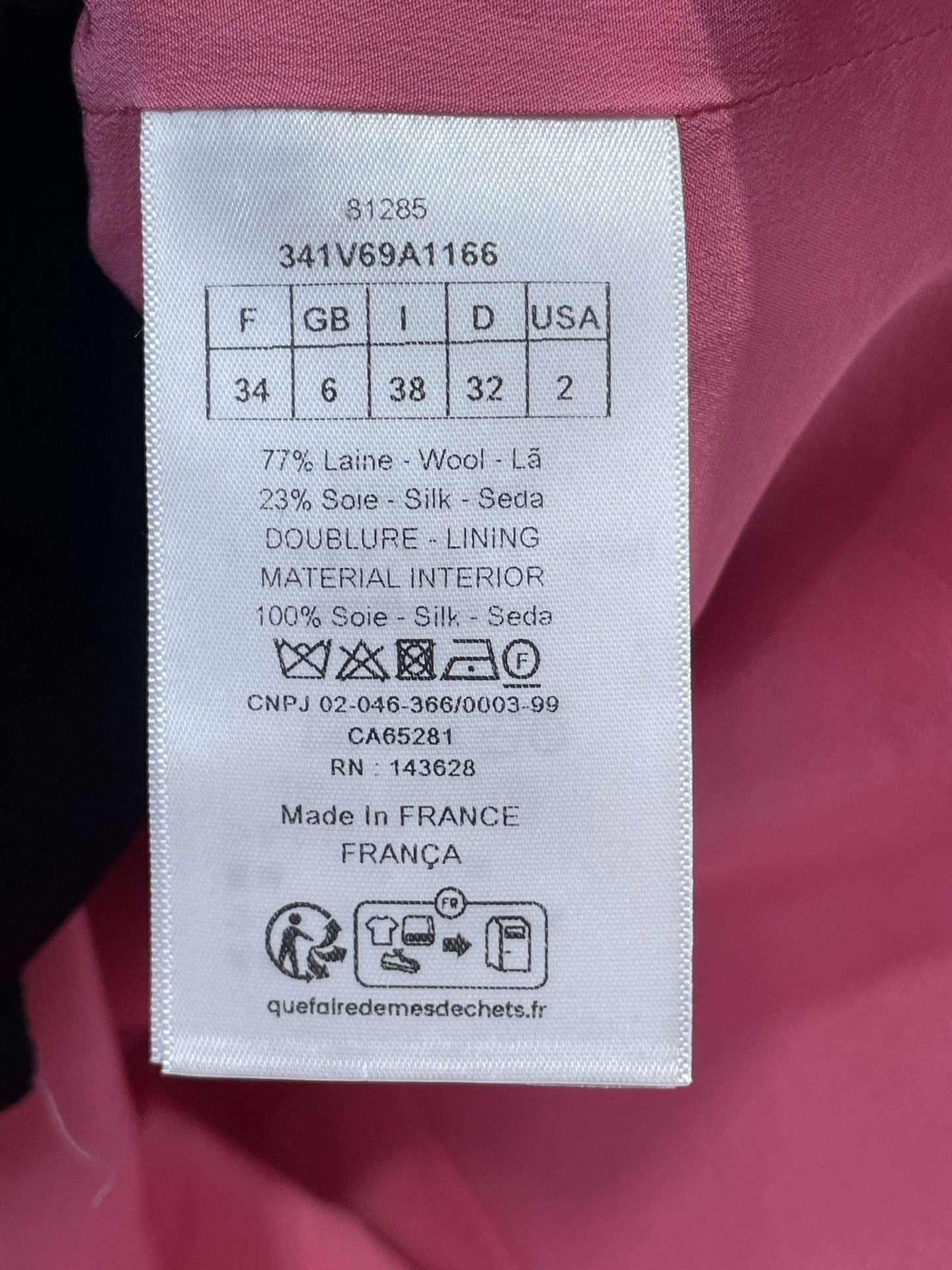 Dior Dior Peach Pink Blazer Size XXS / US 00 / IT 34 - 6 Thumbnail