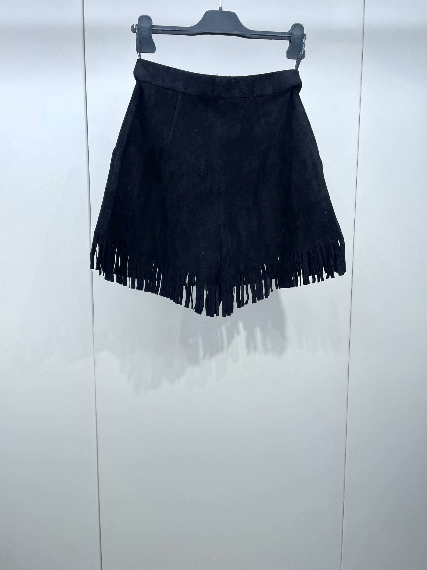 Dior Dior Black Sheepskin Tassel Shorts Size 36" / US 14 / IT 50 - 2 Thumbnail