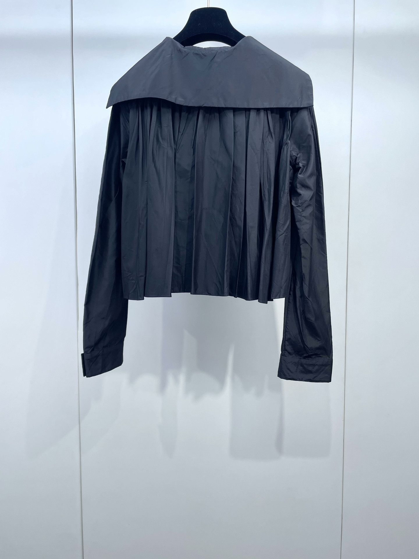 Chanel Chanel 26C Black Navy Collar Cape Top Size XXS / US 00 / IT 34 - 2 Thumbnail