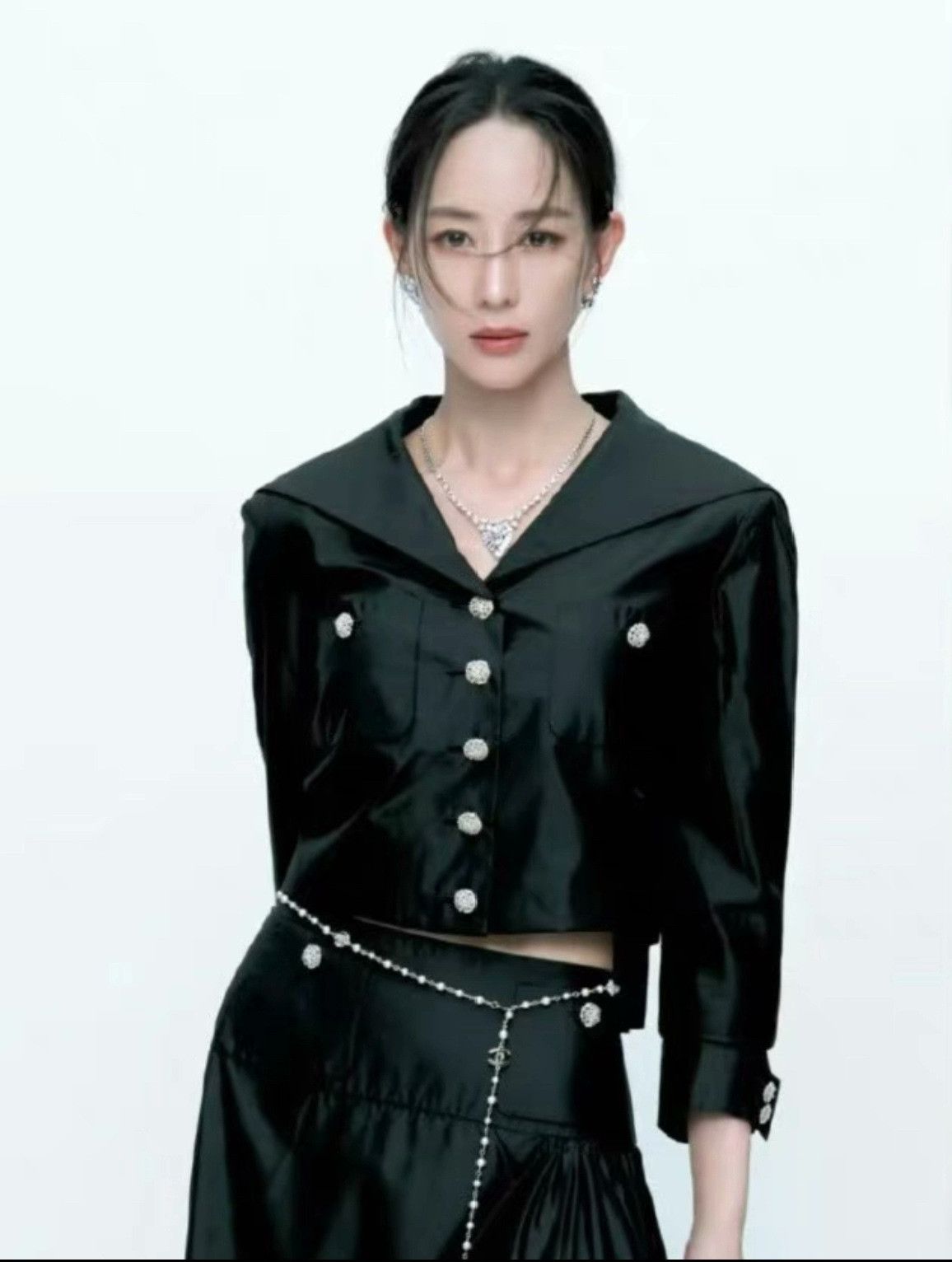 Chanel Chanel 26C Black Navy Collar Cape Top Size XXS / US 00 / IT 34 - 6 Thumbnail