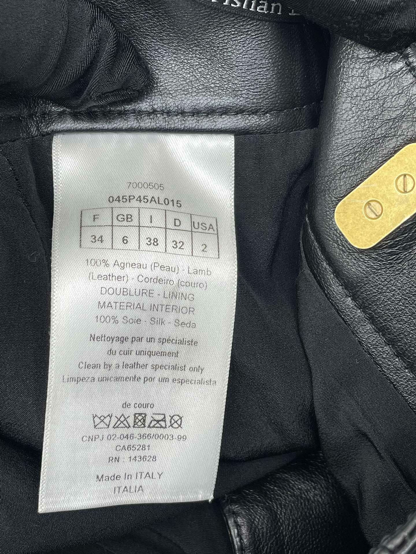 Dior Dior CD Metal Buckle Lambskin Skort Size 34" / US 12 / IT 48 - 7 Thumbnail