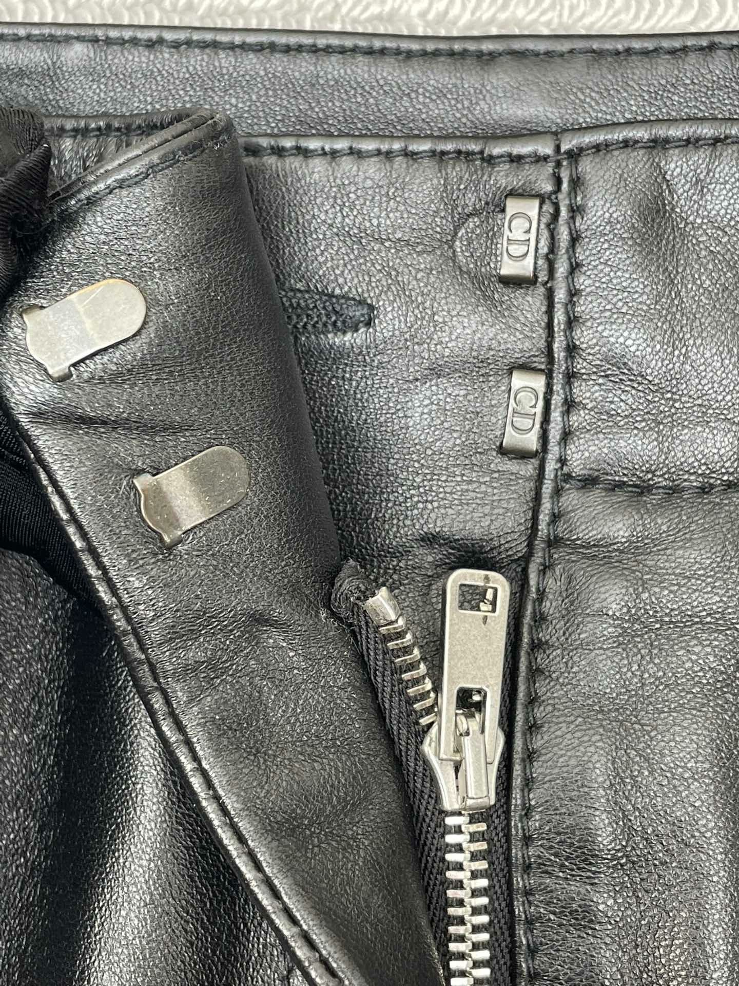 Dior Dior CD Metal Buckle Lambskin Skort Size 34" / US 12 / IT 48 - 4 Thumbnail