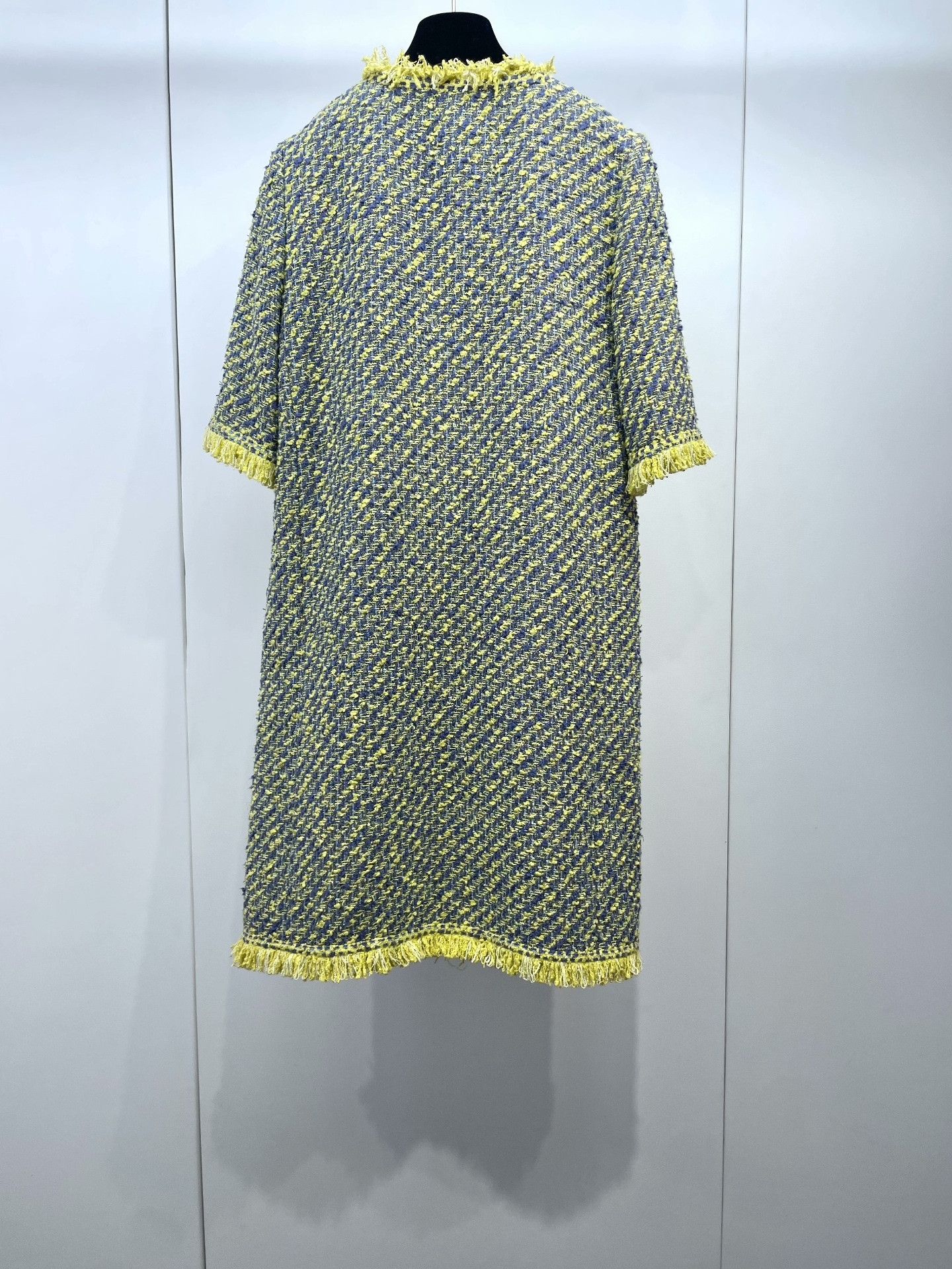 Louis Vuitton LV Lemon Yellow Fringe Long Coat Size XS / US 0-2 / IT 36-38 - 2 Thumbnail