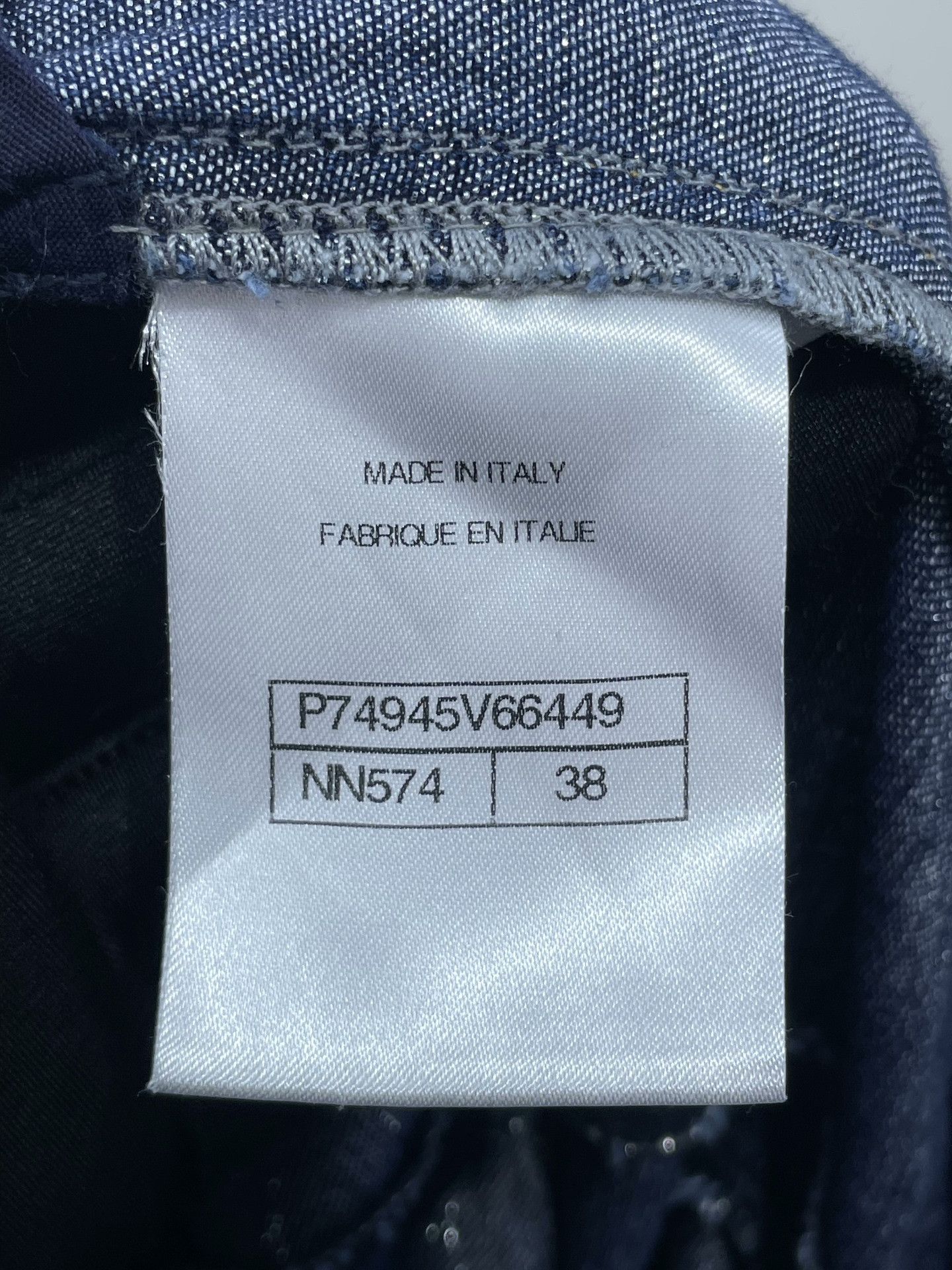 Chanel Chanel 23S Belted Denim Wide-Leg Pants Size 38" / US 16 / IT 52 - 6 Thumbnail