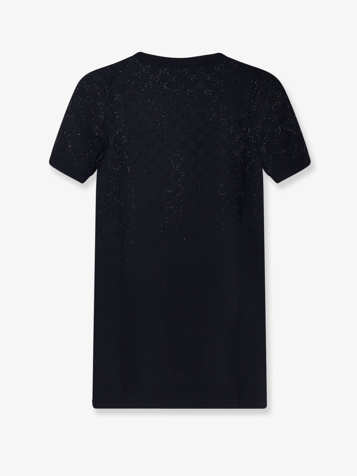 Gucci Short Wool Dress With Gg Crystals Size S / US 4 / IT 40 - 2 Thumbnail